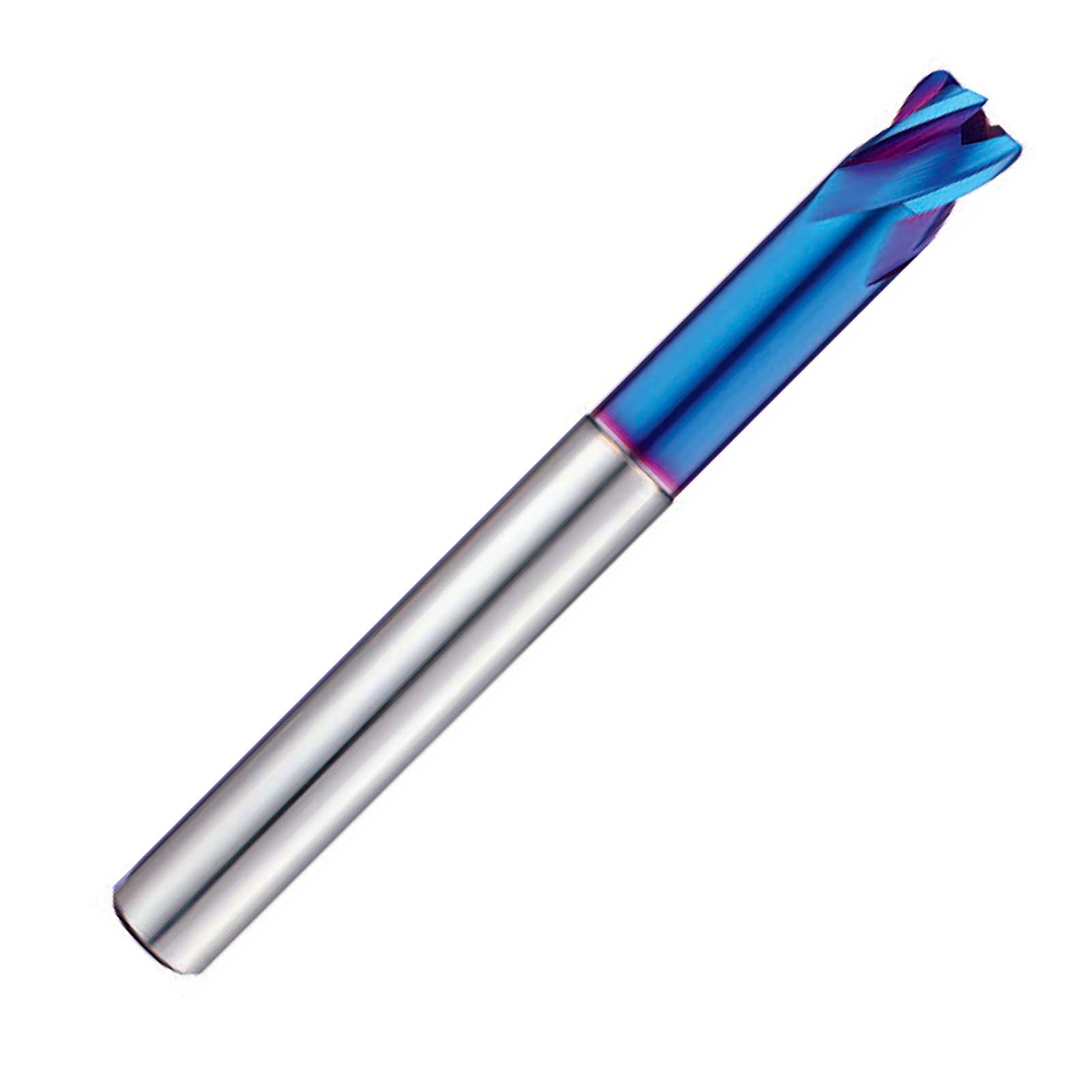Pulsar Blue 101750 Series 4 Flute Reduced Neck Corner Radius End Mill.