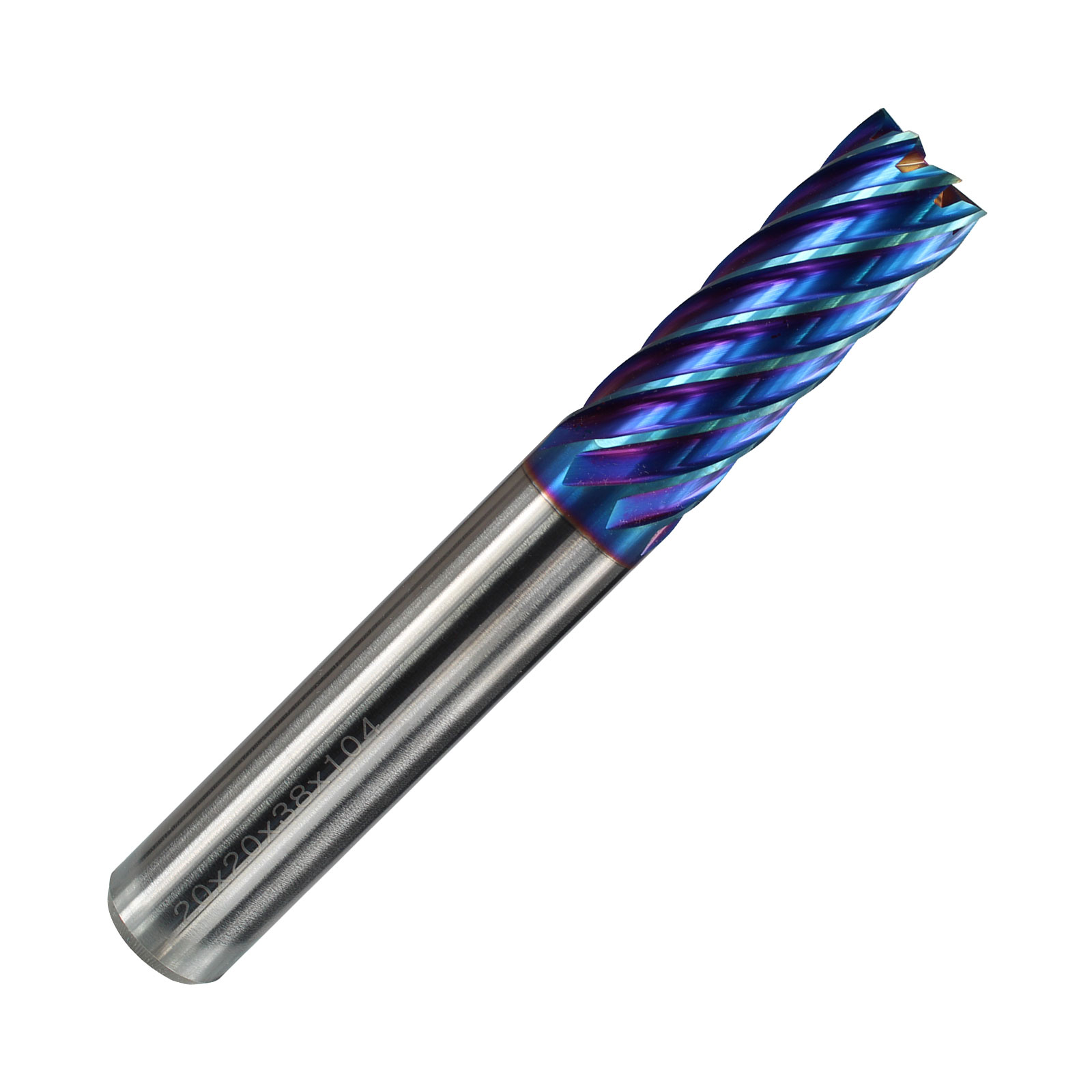 Pulsar Blue 102950 Series 6 & 8 Flute 45 Degree Helix Long Series End Mill..