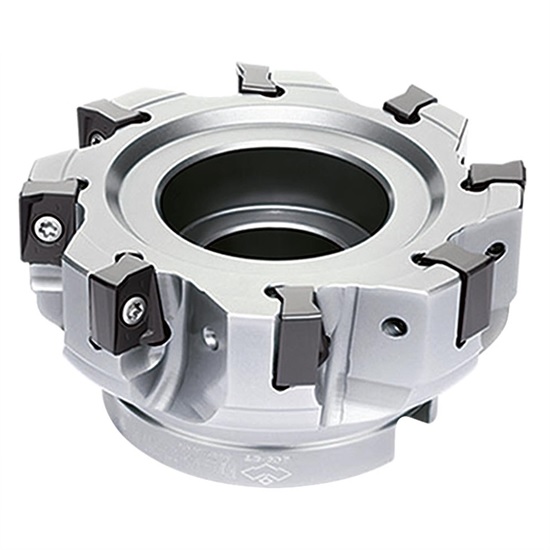 80mm EMP13 Series 90 Degree Indexable Face Mill for ANGX15 Inserts - ZCCCT.