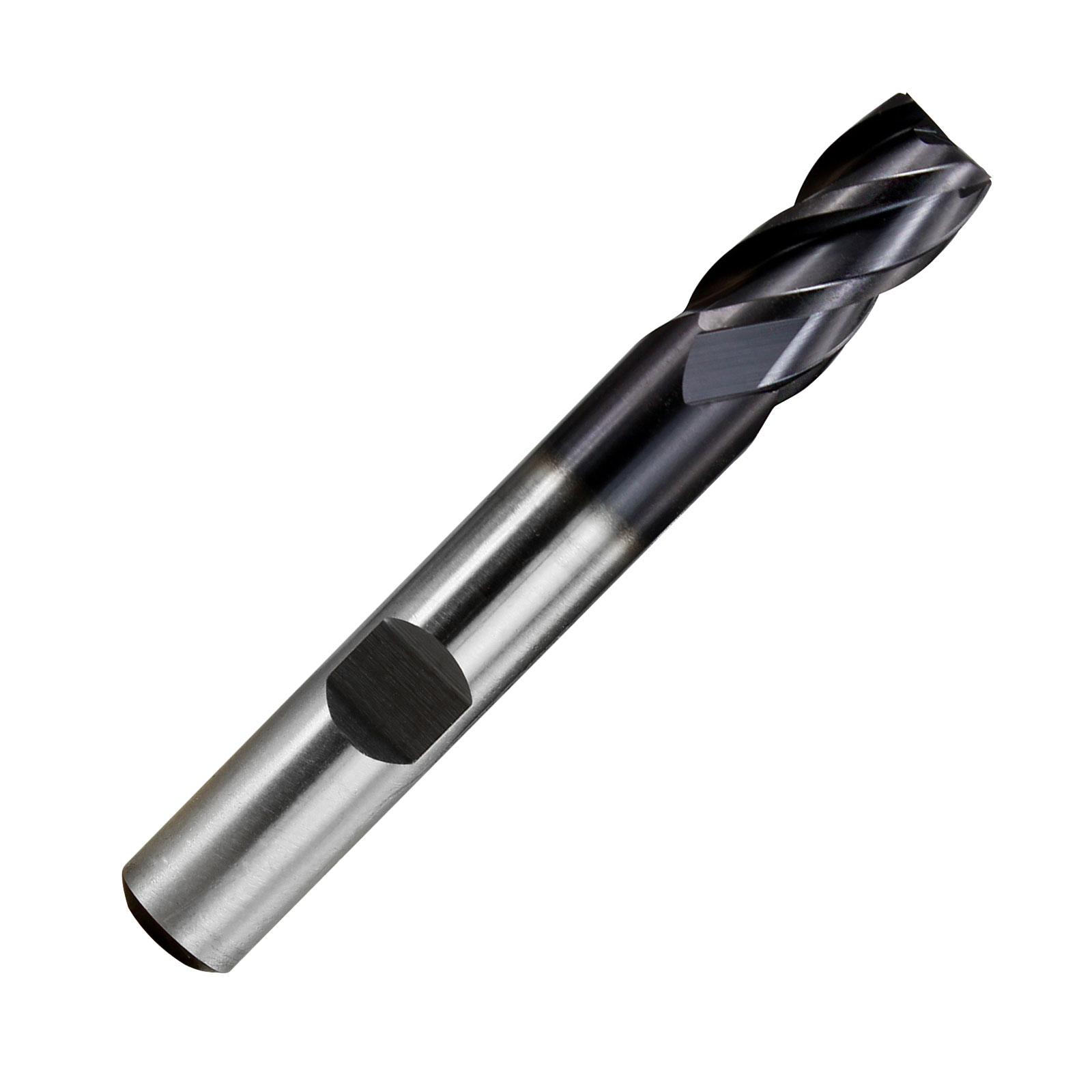 Max-Mill HSS Tialn Coated 4 Flute End Mill.