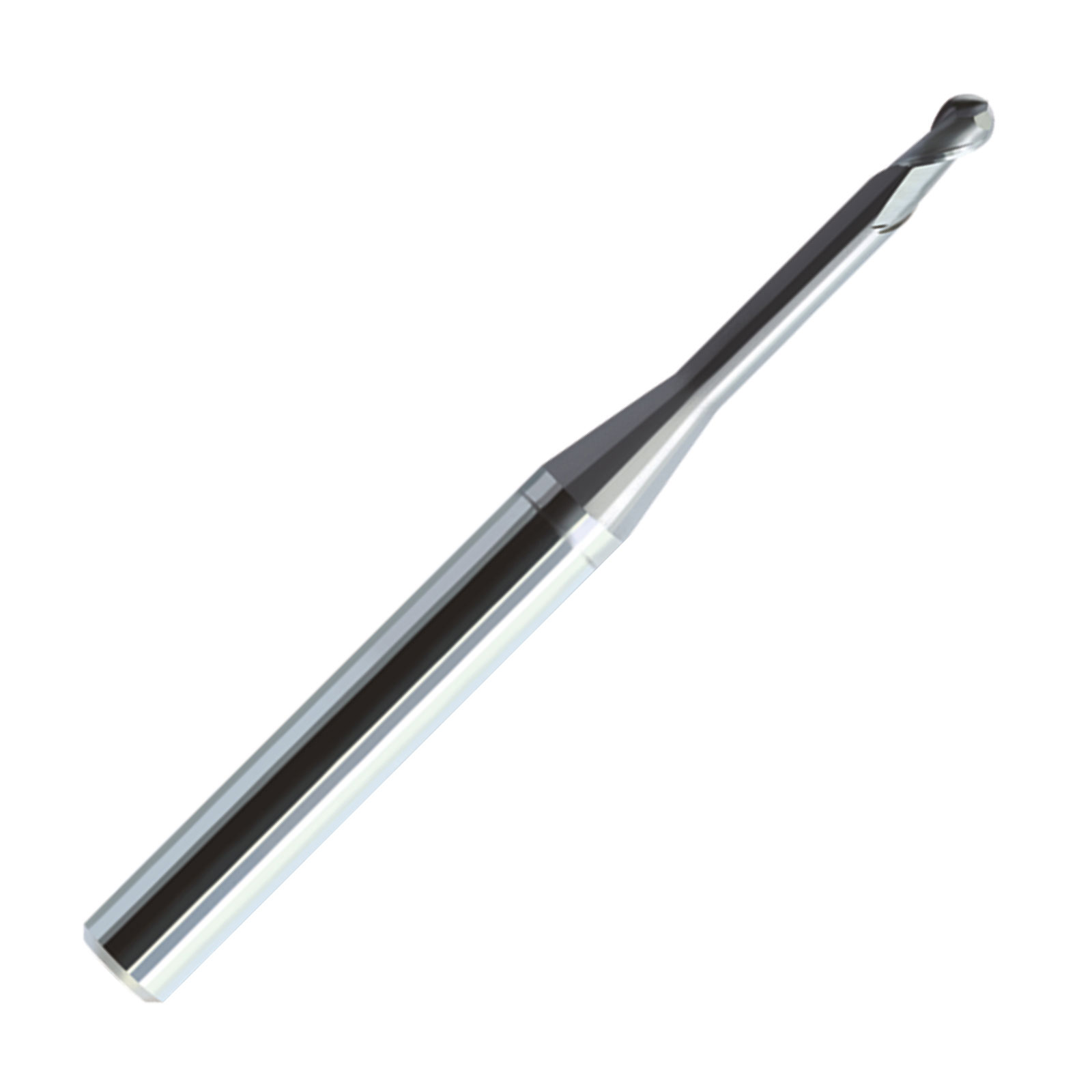 ZCC-CT NM-2BP 2 Flute CrN Coated Aluminium Ball Nose Rib Processing Micro End Mill.