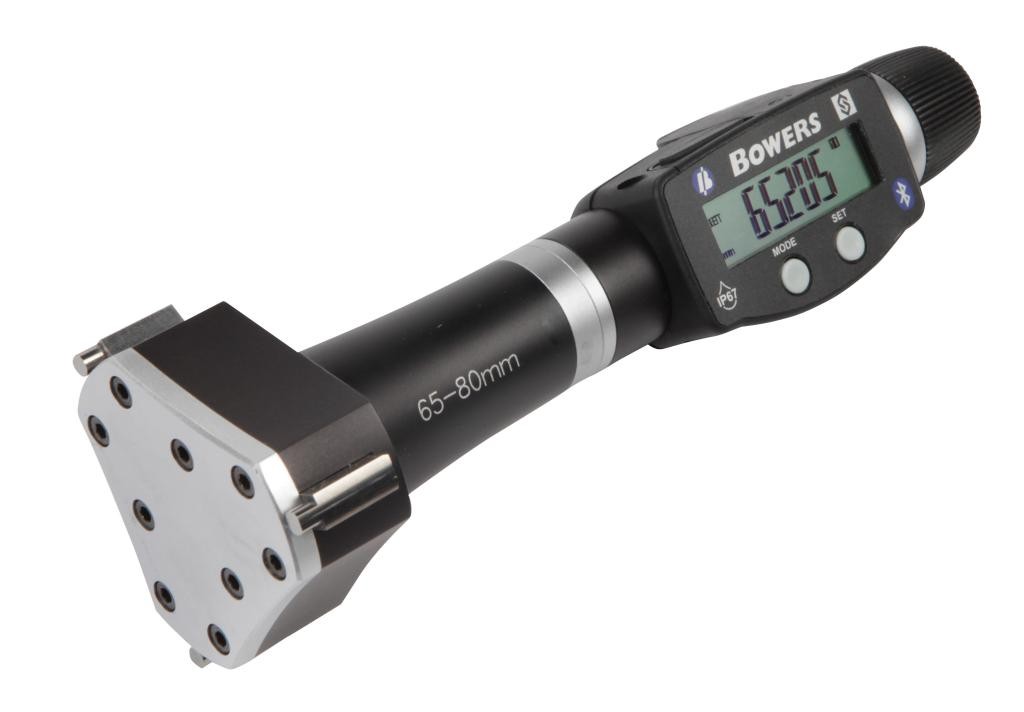 Bowers XT3 Digital Imperial Bore Gauge with Bluetooth.