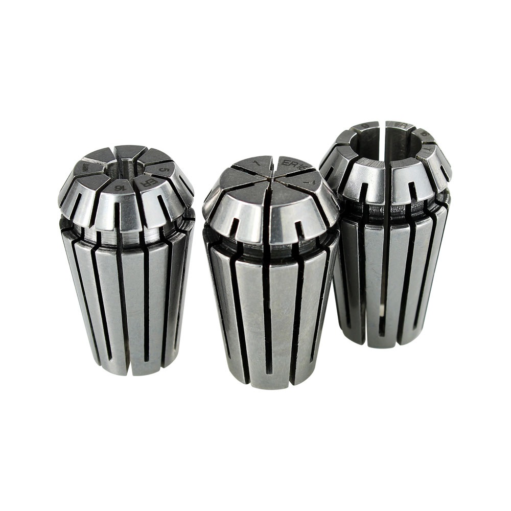 ER16 Standard Collets with Max 10 Micron Runout.