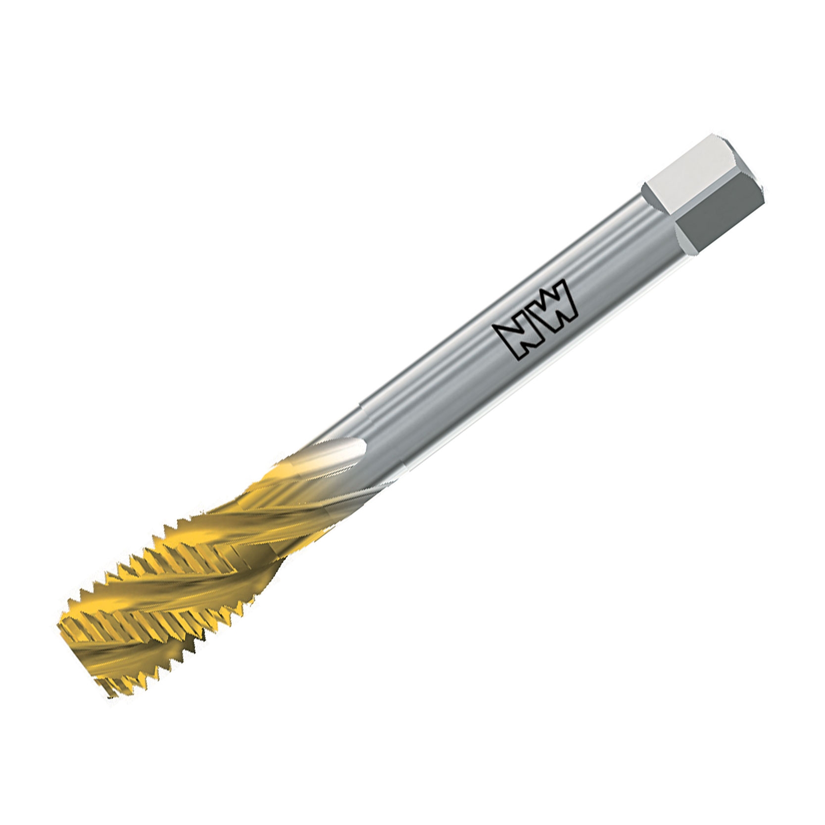 NEUWERK BRITISH STANDARD MACHINE TAPS Spiral Flute HSSE H40TG Series for Stainless Steel.