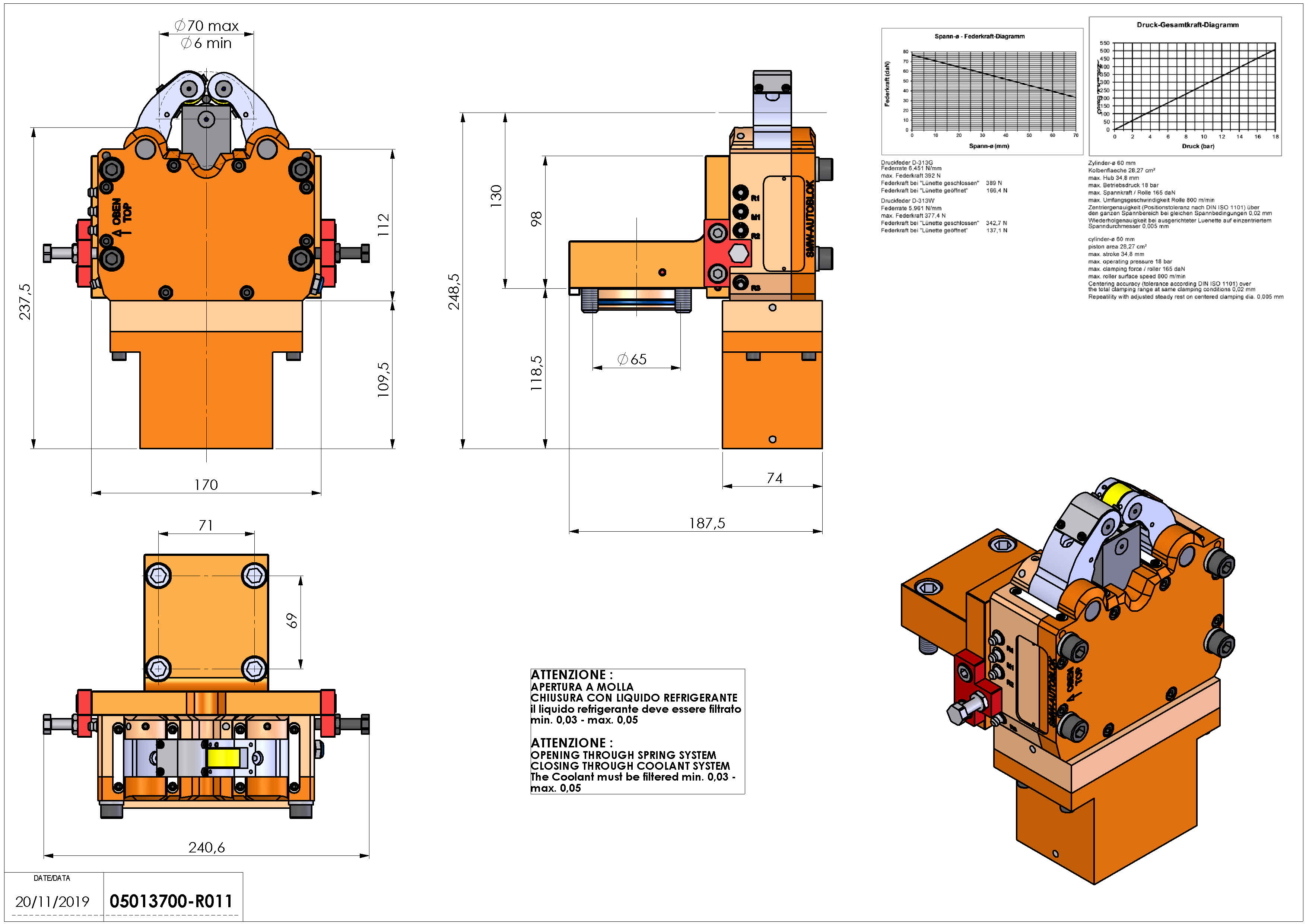 Technical image - LUNETTA D65 D6-70 SLUX1M H140.
