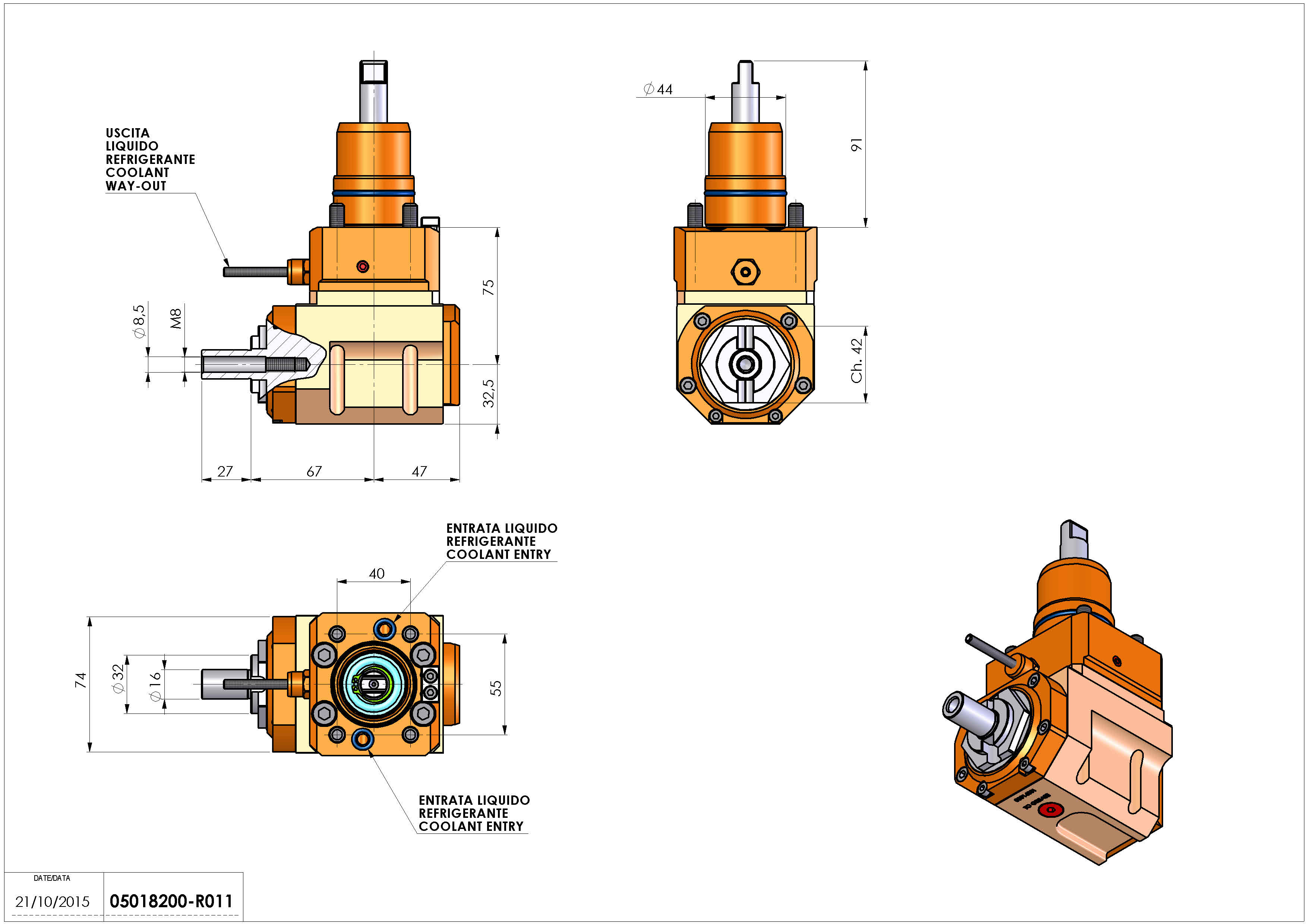 Technical image - LT-A D44 DIN138-16 L-R H75 NK.