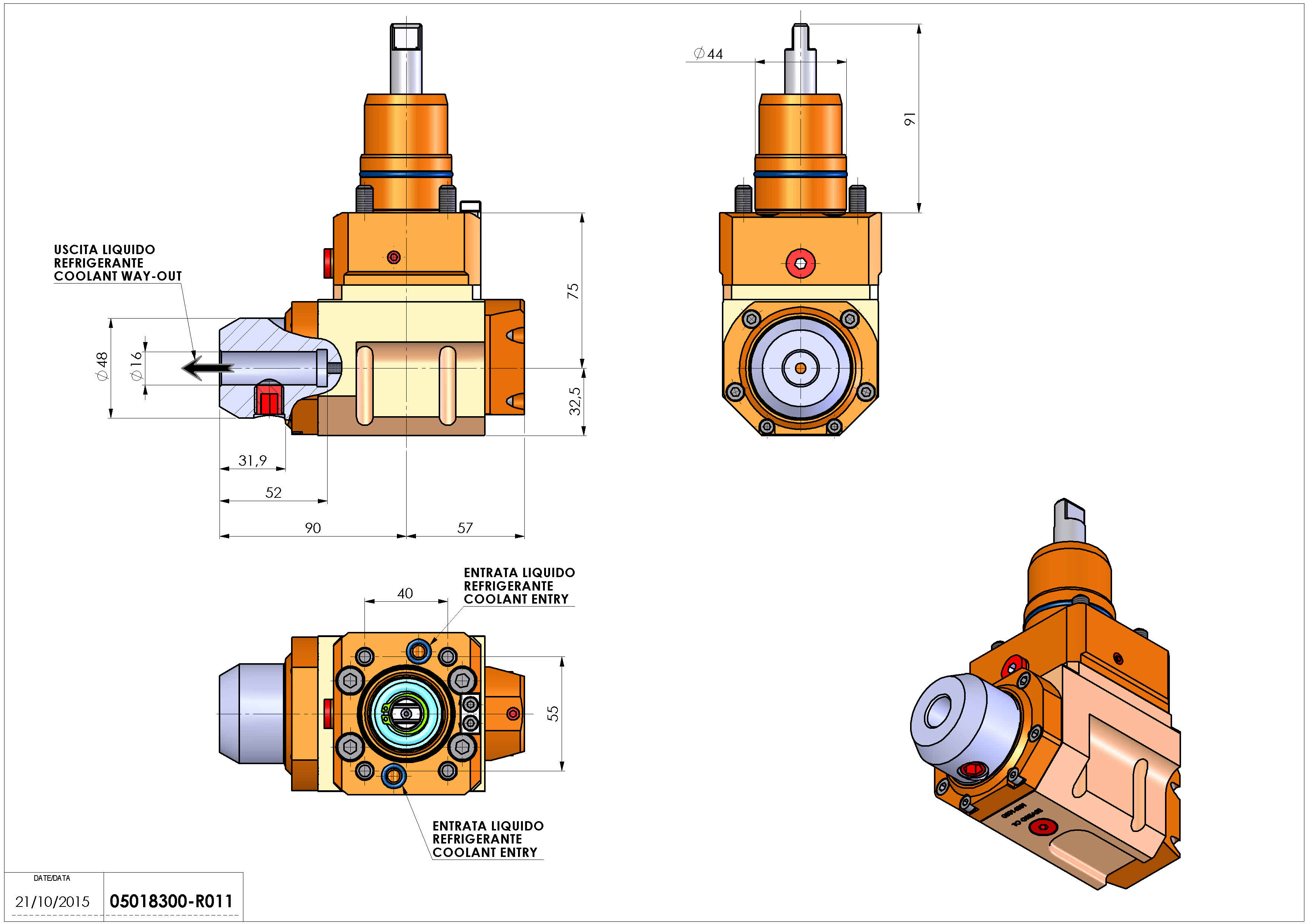 Technical image - LT-A D44 WELDON16 LR RF H75 NK.