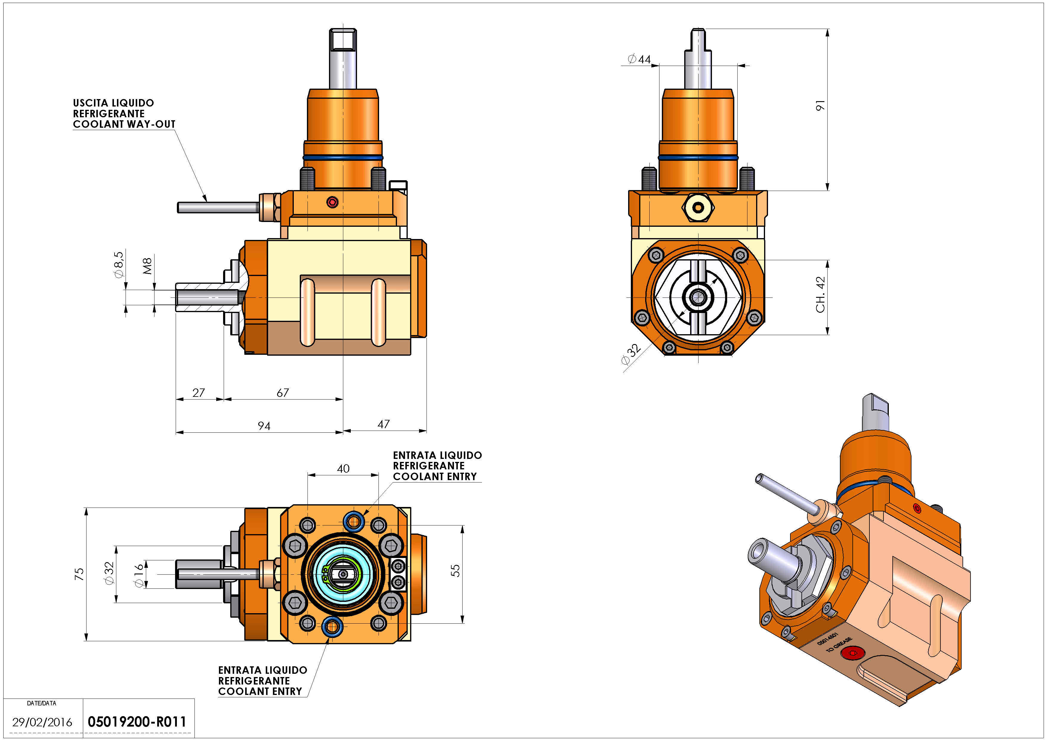 Technical image - LT-A D44 DIN138-16 L-R H60 NK.