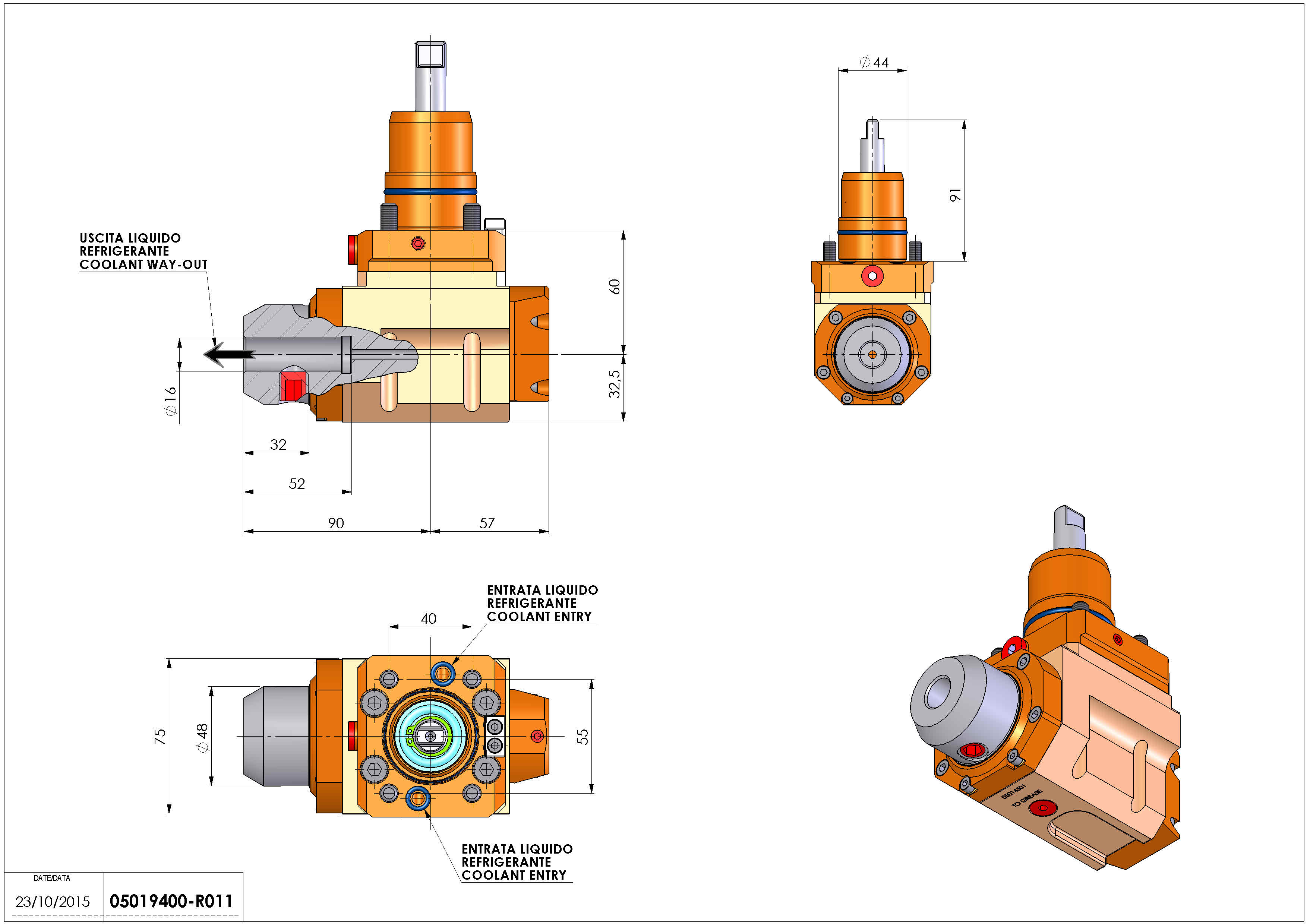Technical image - LT-A D44 WELDON-16 RF H60 NK.