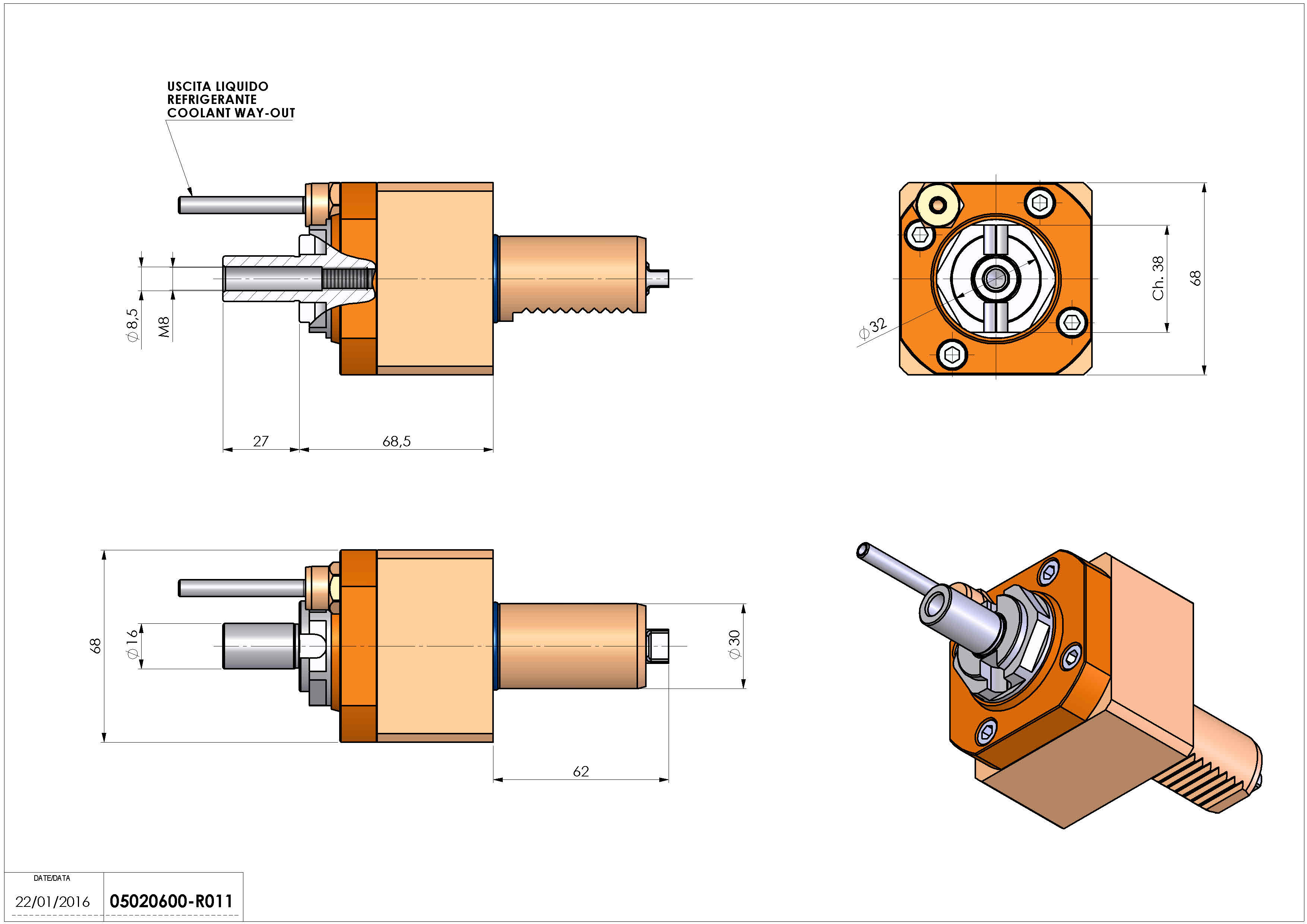 Technical image - LT-S VDI30 DIN138-16 H68 TZ.