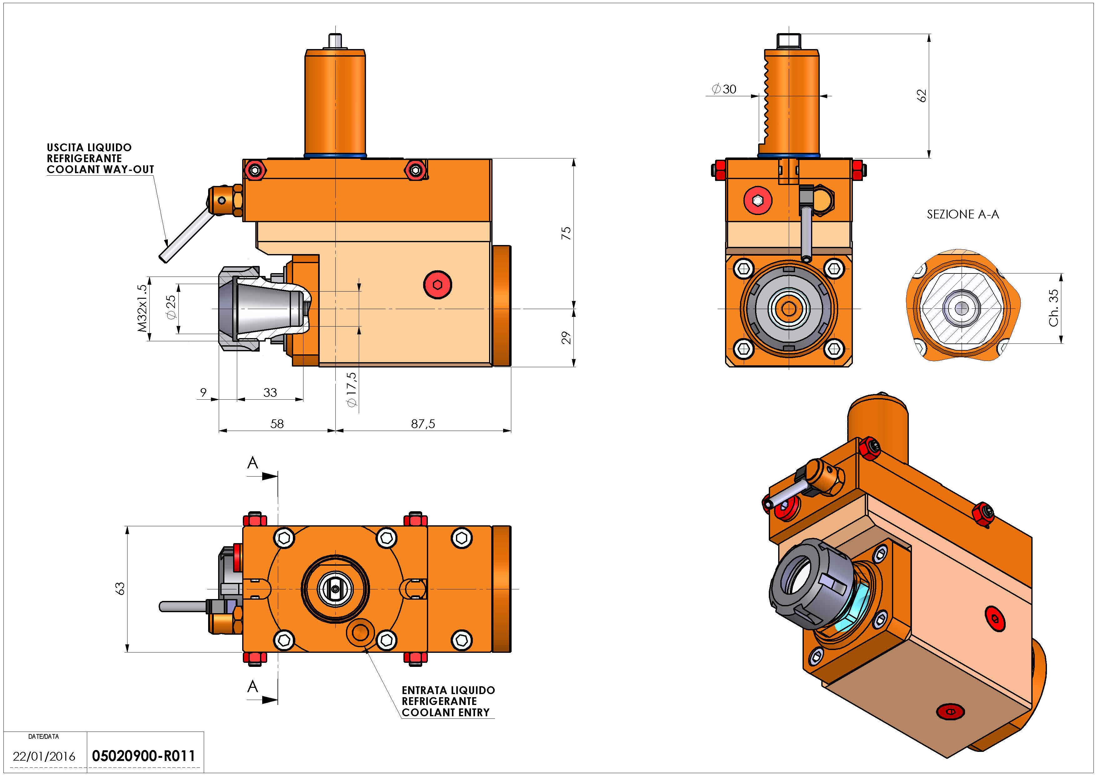 Technical image - LT-A VDI30 ER25 L H75 TZ.