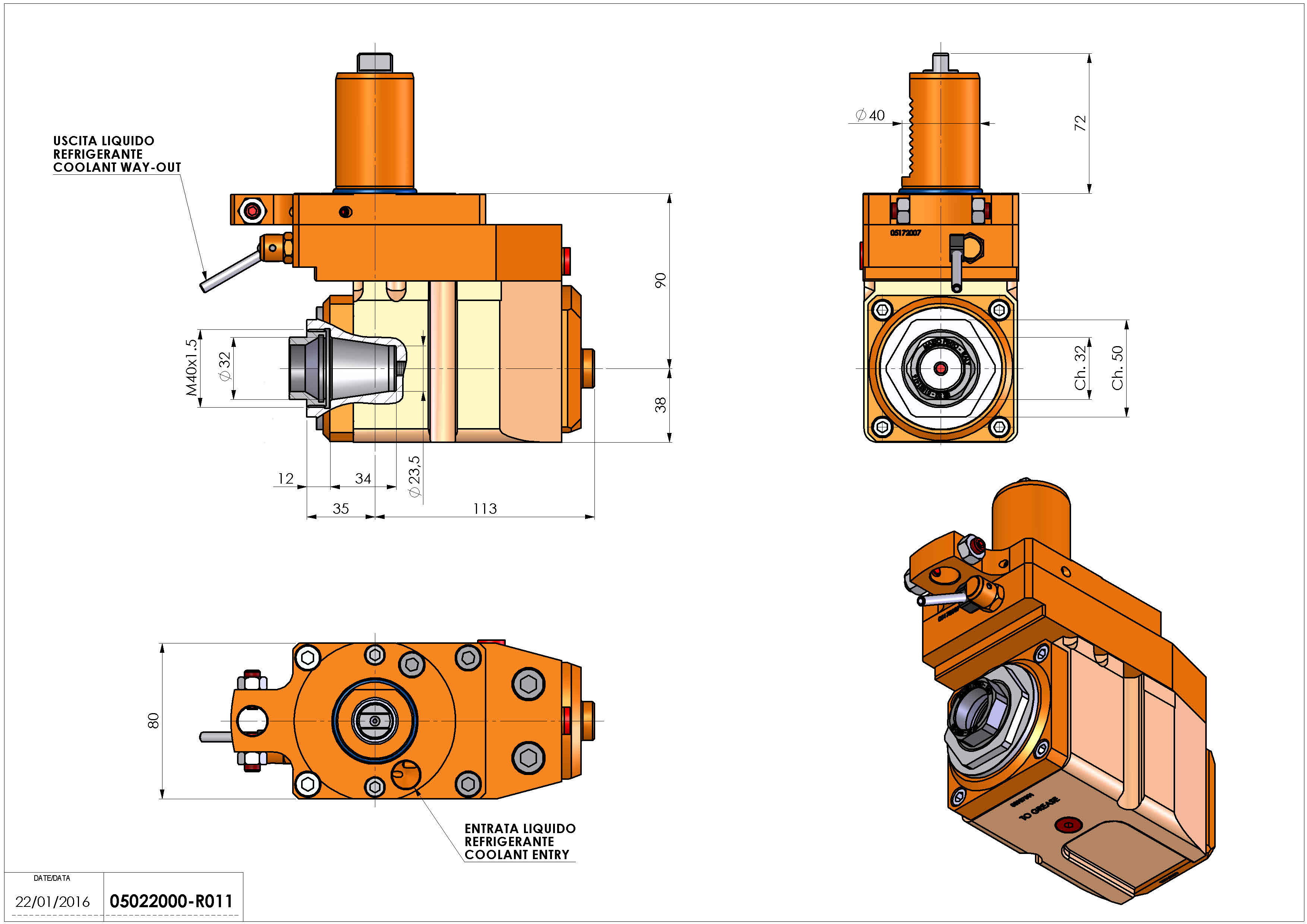Technical image - LT-A VDI40 ER32F OFS H90 TZ.