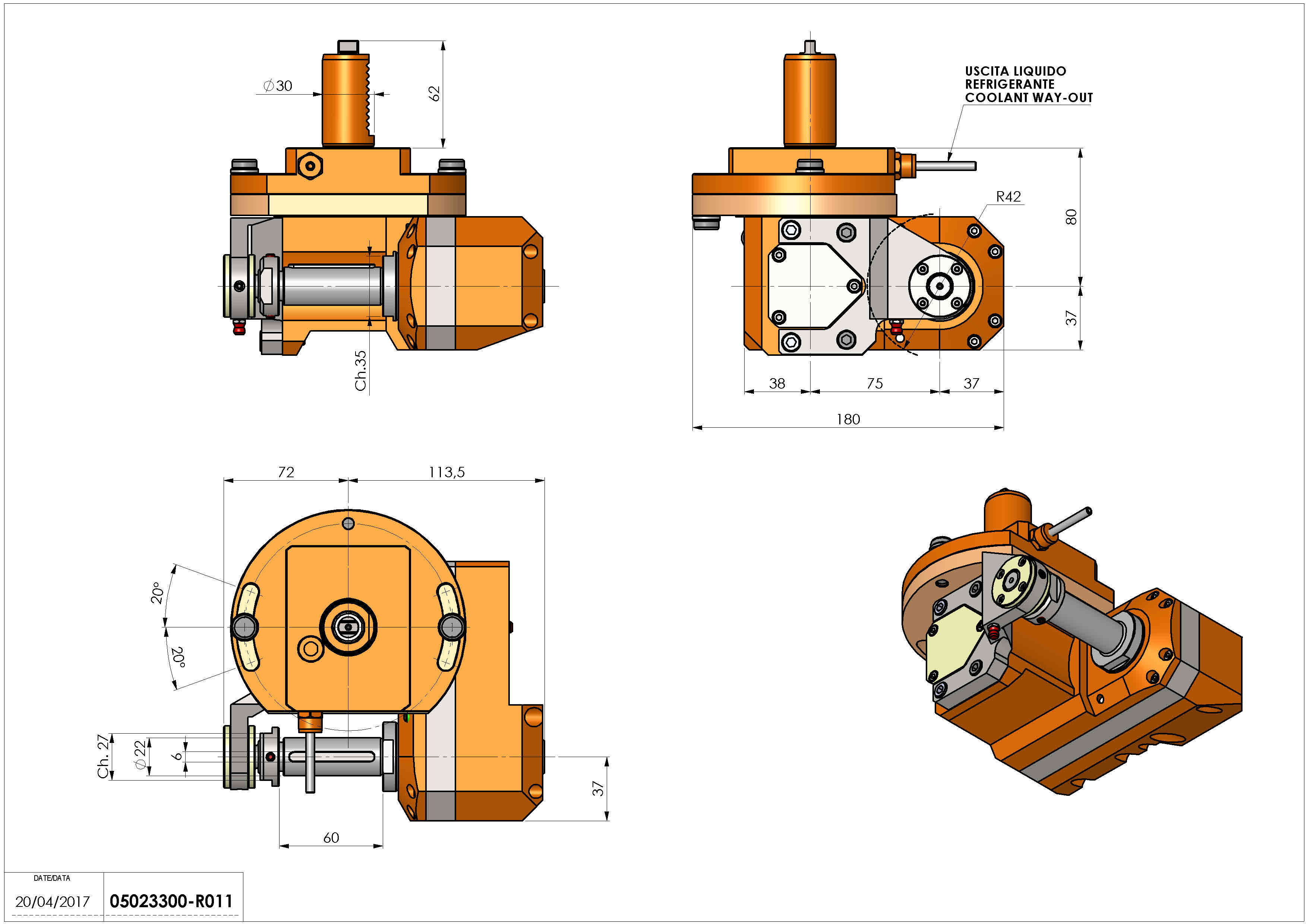 Technical image - LT-HOB-SAW VDI30 2.5:1 H80.