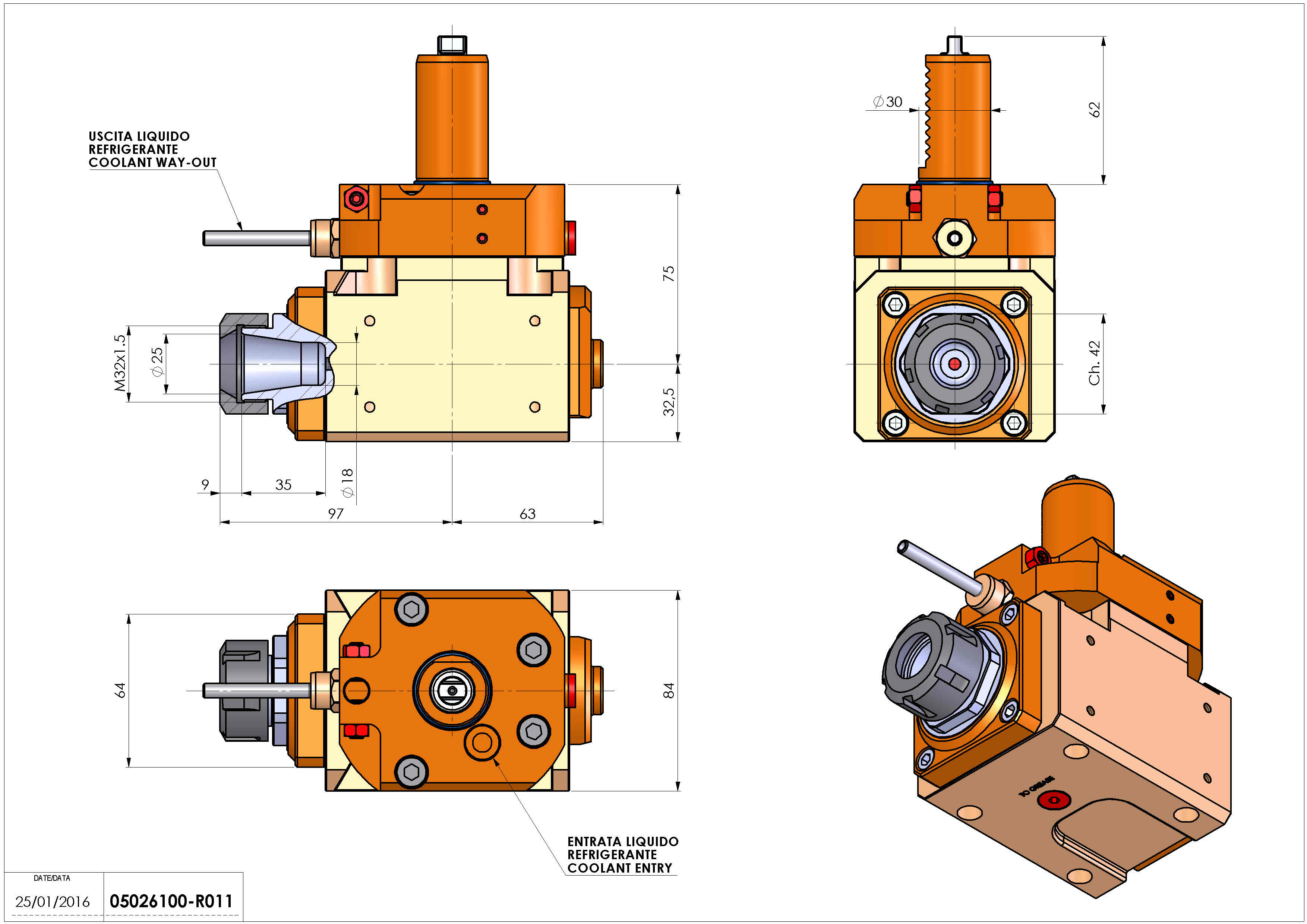 Technical image - LT-A VDI30 ER25 L 1:2 H75 TZ.