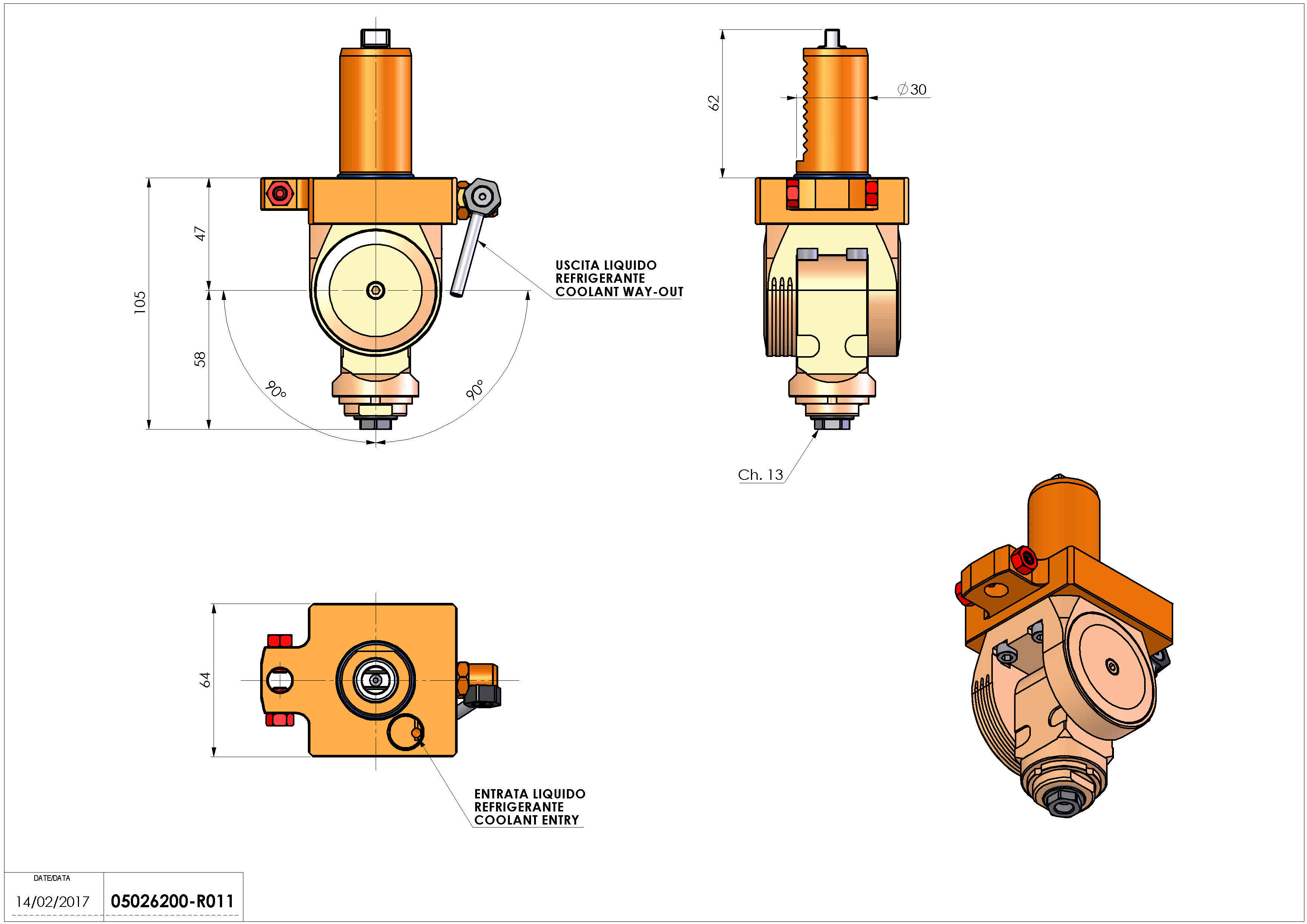 Technical image - LT-T VDI30 ER11F H47-105 TZ.