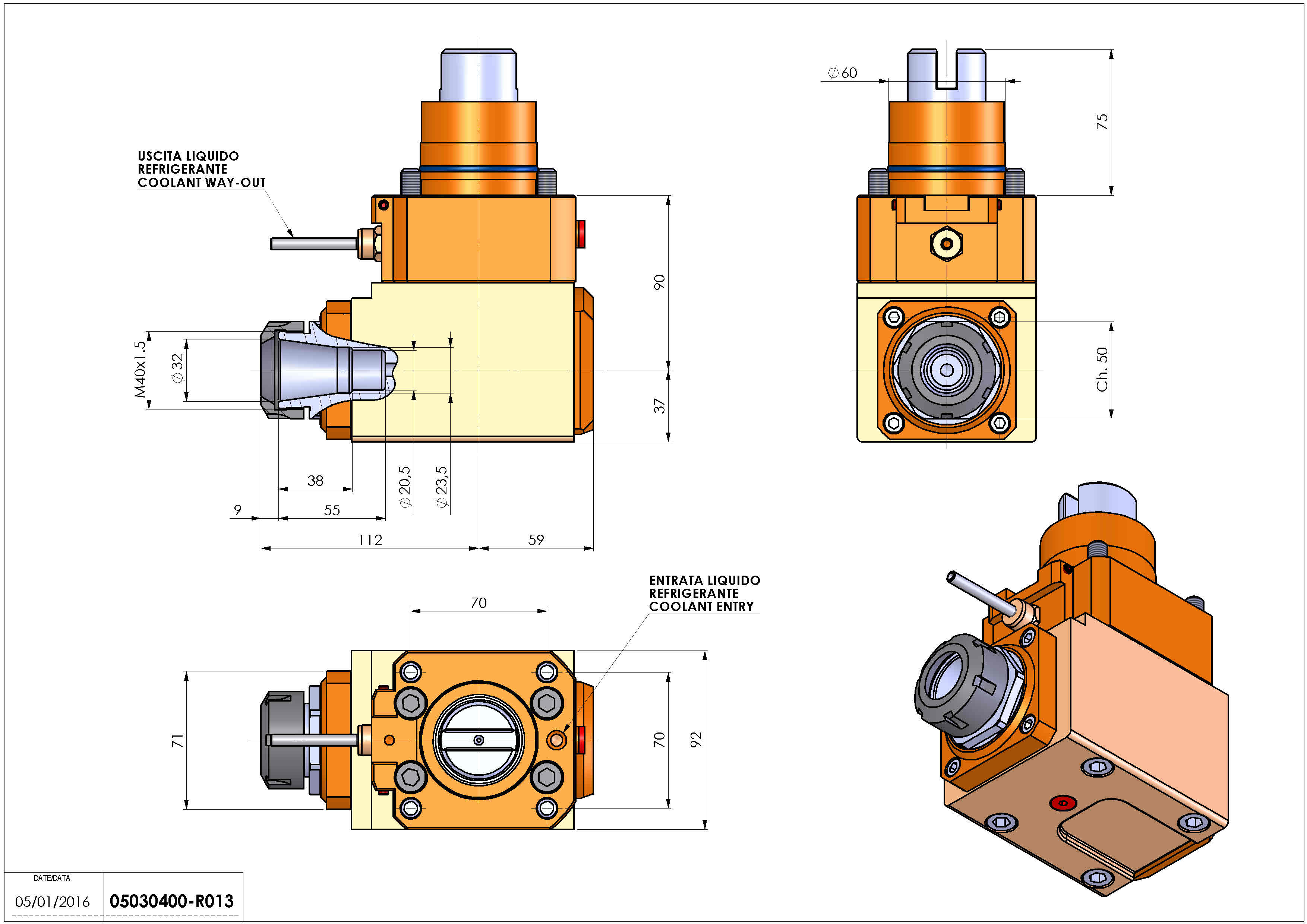 Technical image - LT-A D60 ER32 L H90 TW.