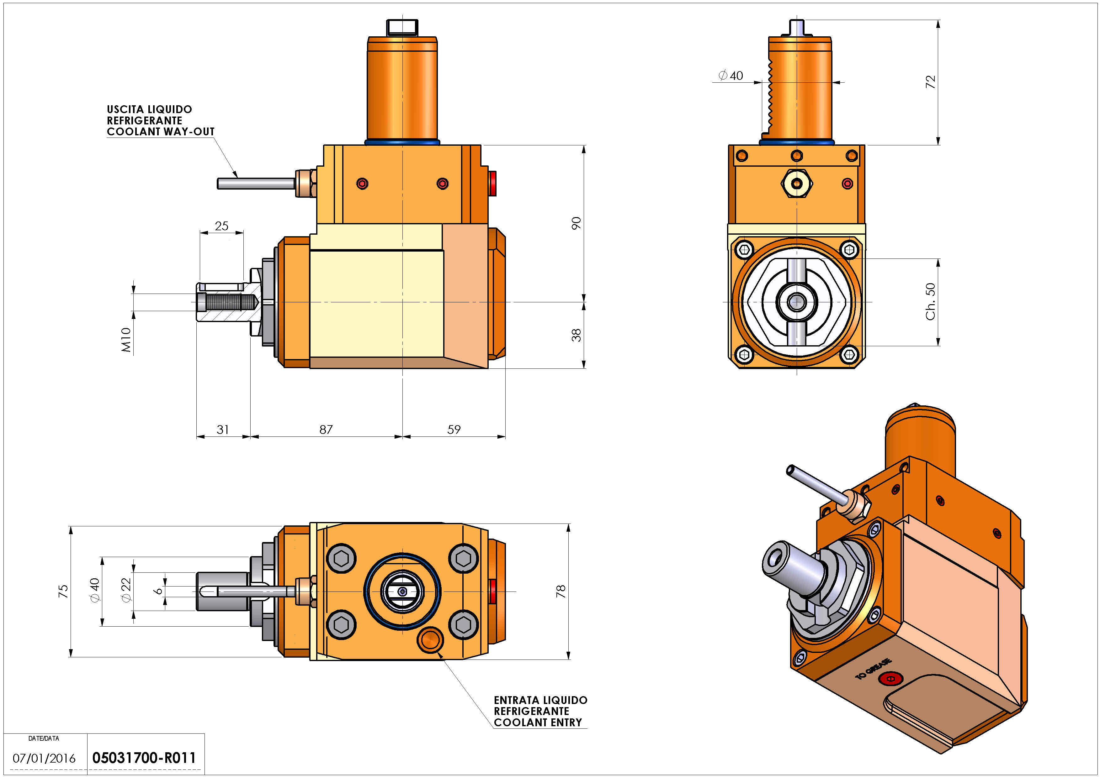 Technical image - LT-A VDI40 DIN138-22 L H90 TW.