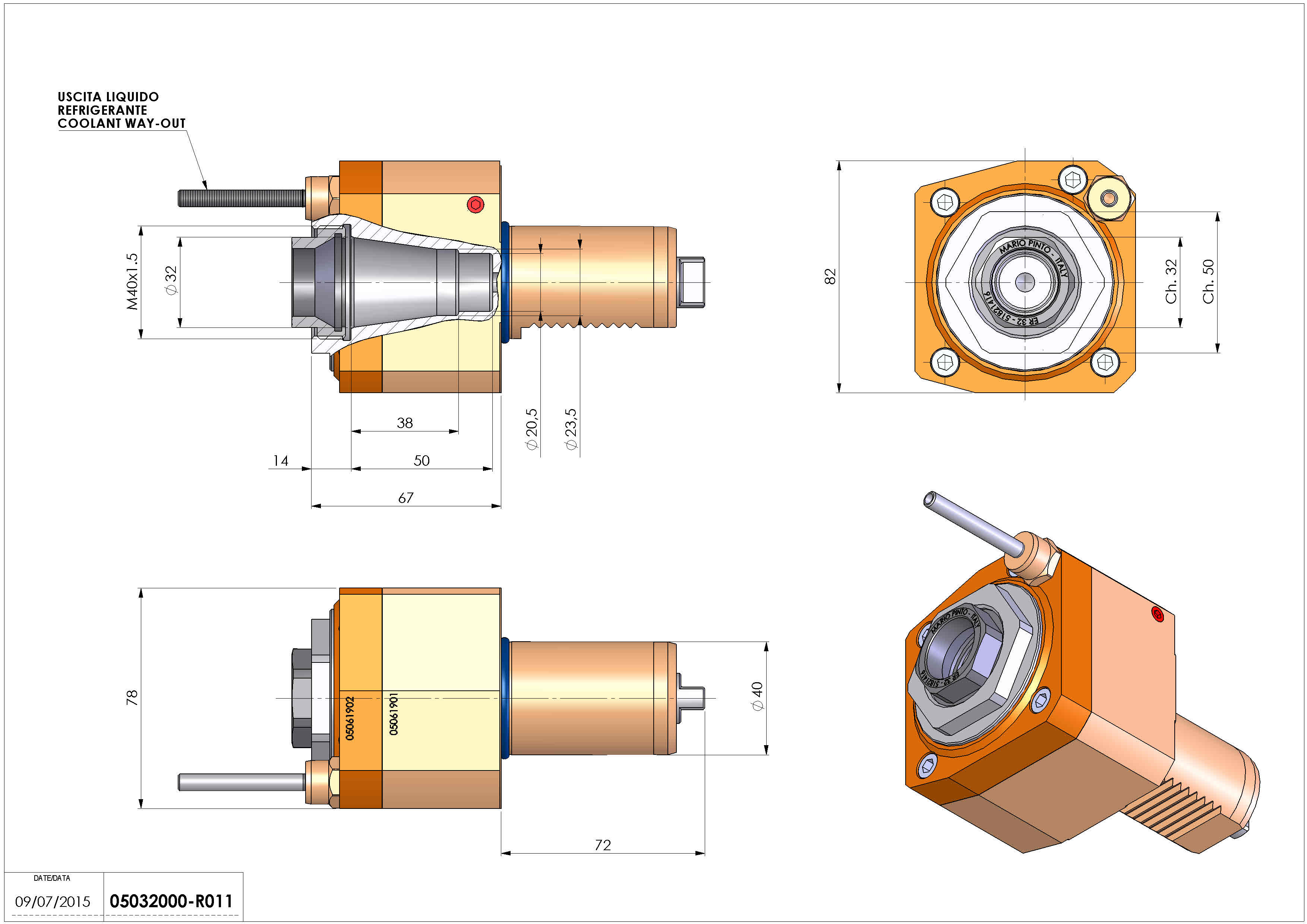 Technical image - LT-S VDI40 ER32F H67 TW-TZ.