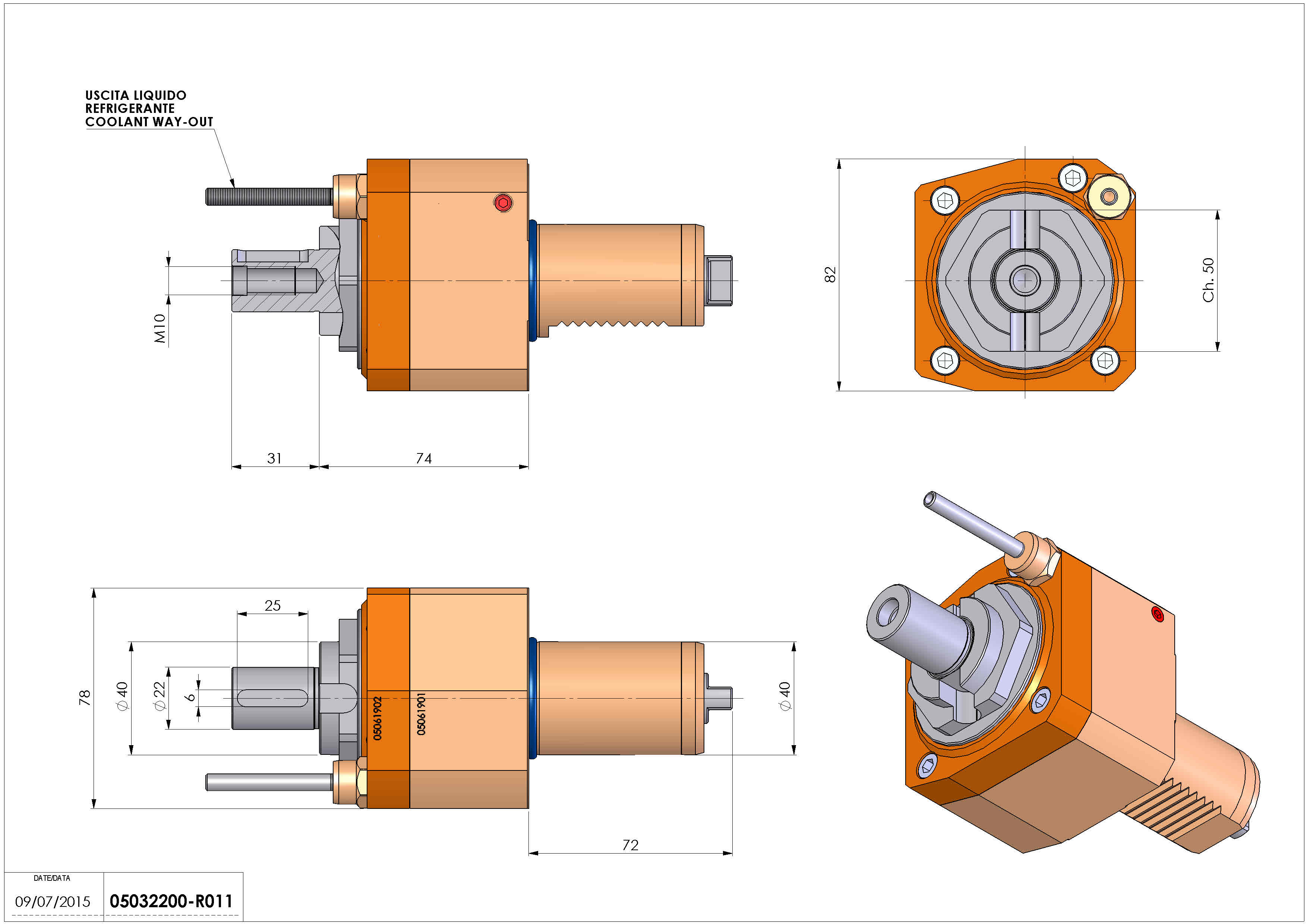 Technical image - LT-S VDI40 DIN138-22 H74 TW-TZ.