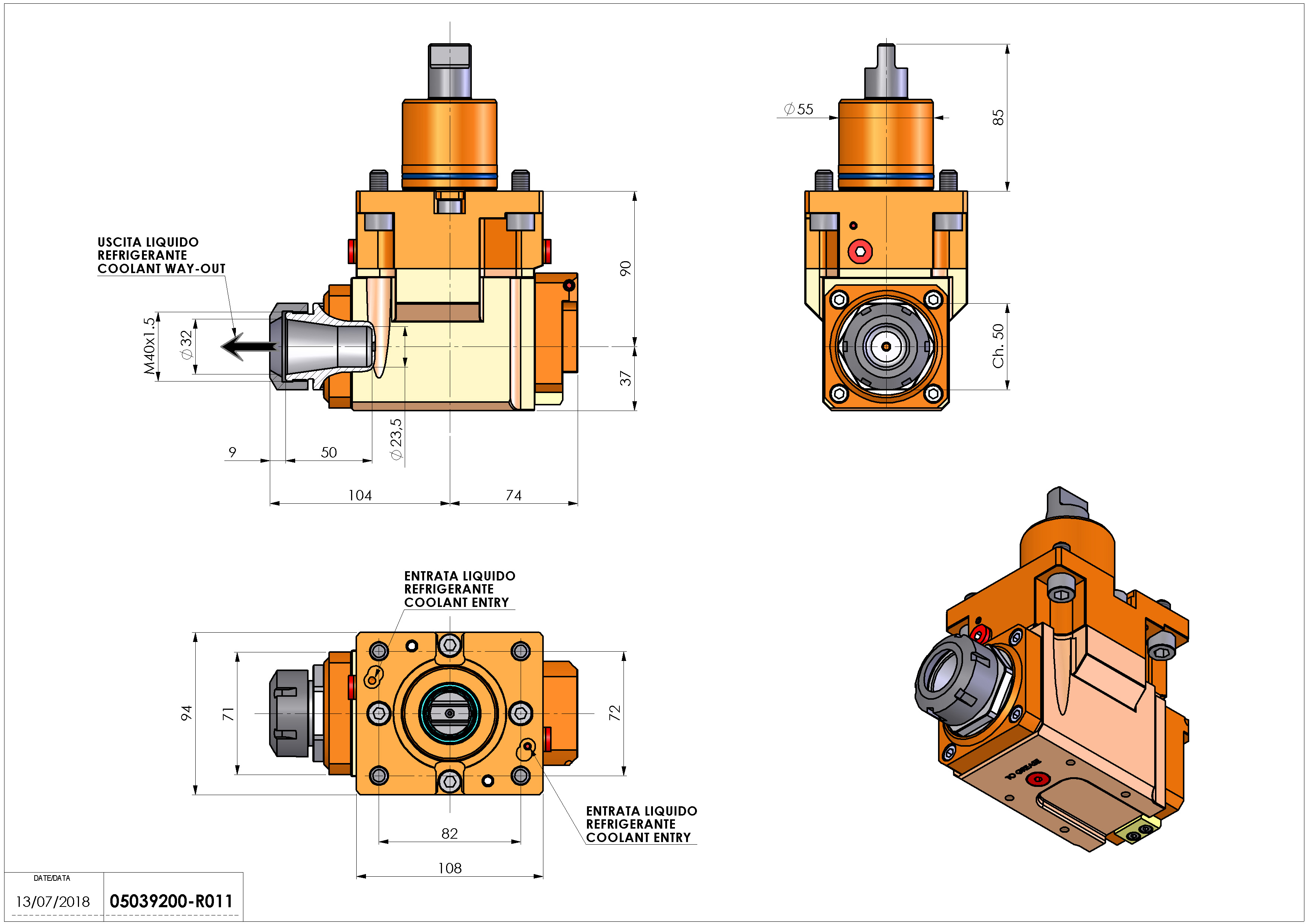 Technical image - LT-A D55 ER32 LR HRF H90.