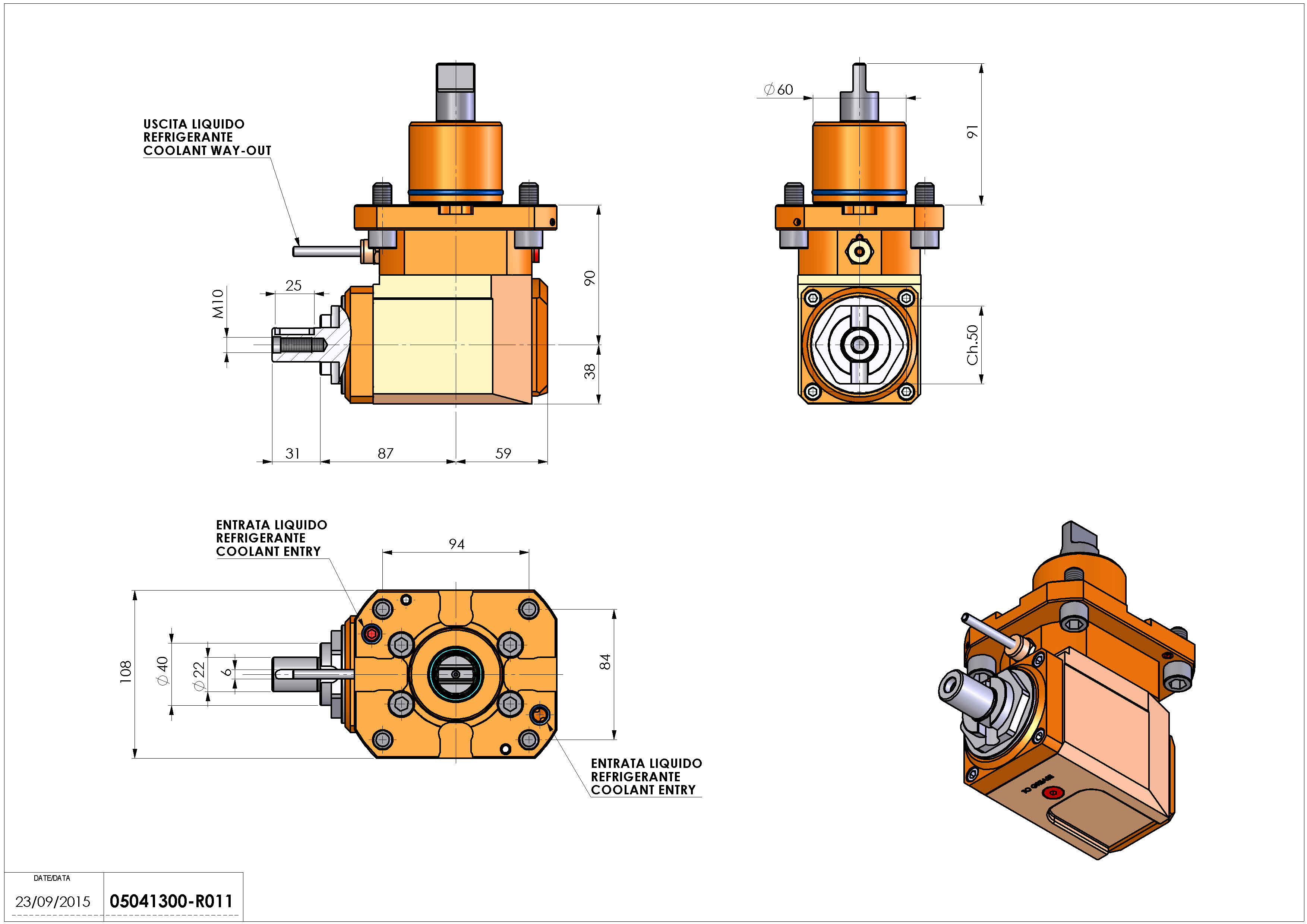 Technical image - LT-A D60 DIN138-22 L-R H90.