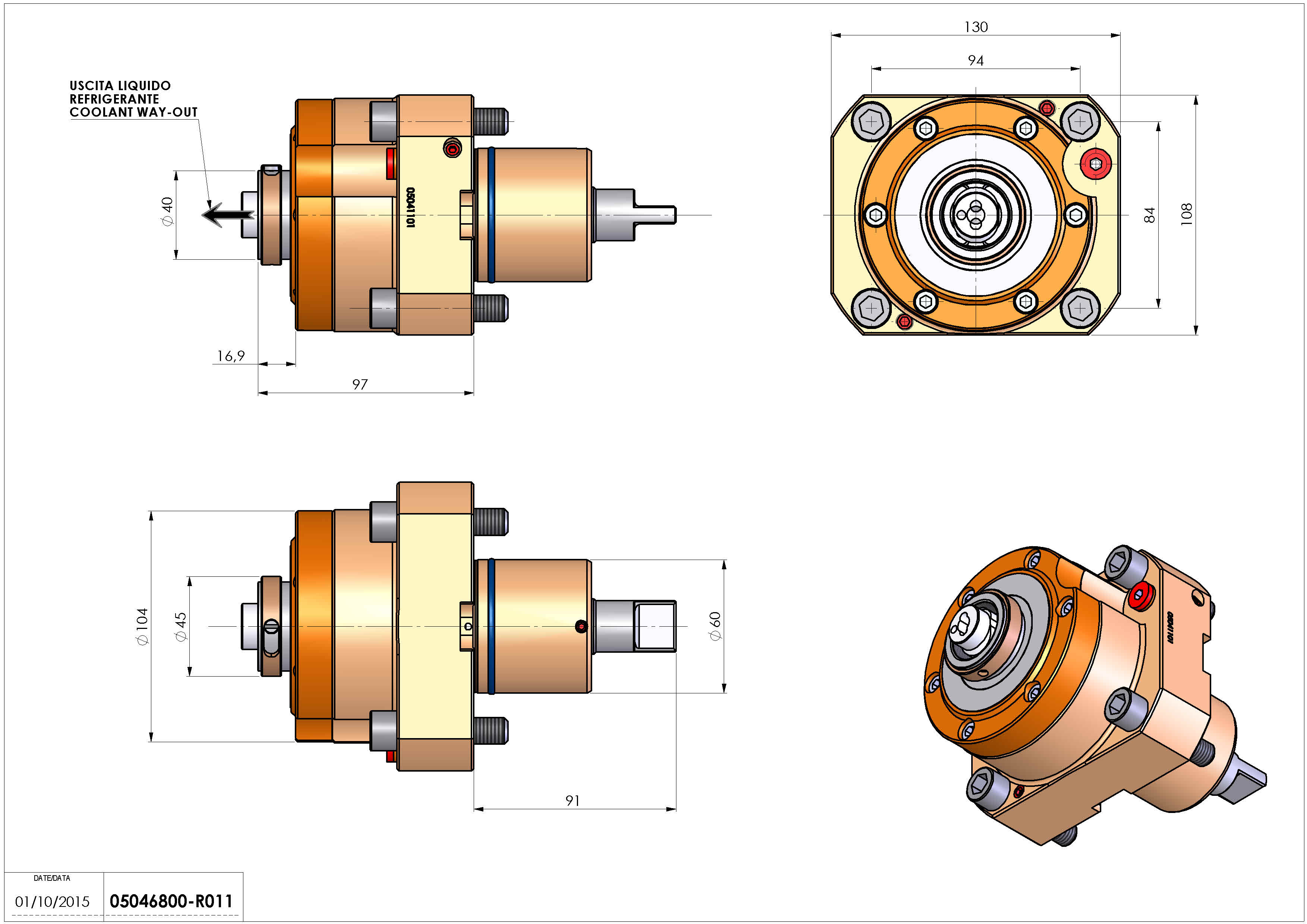 Technical image - LT-S D60 HSK-40 RF H97.