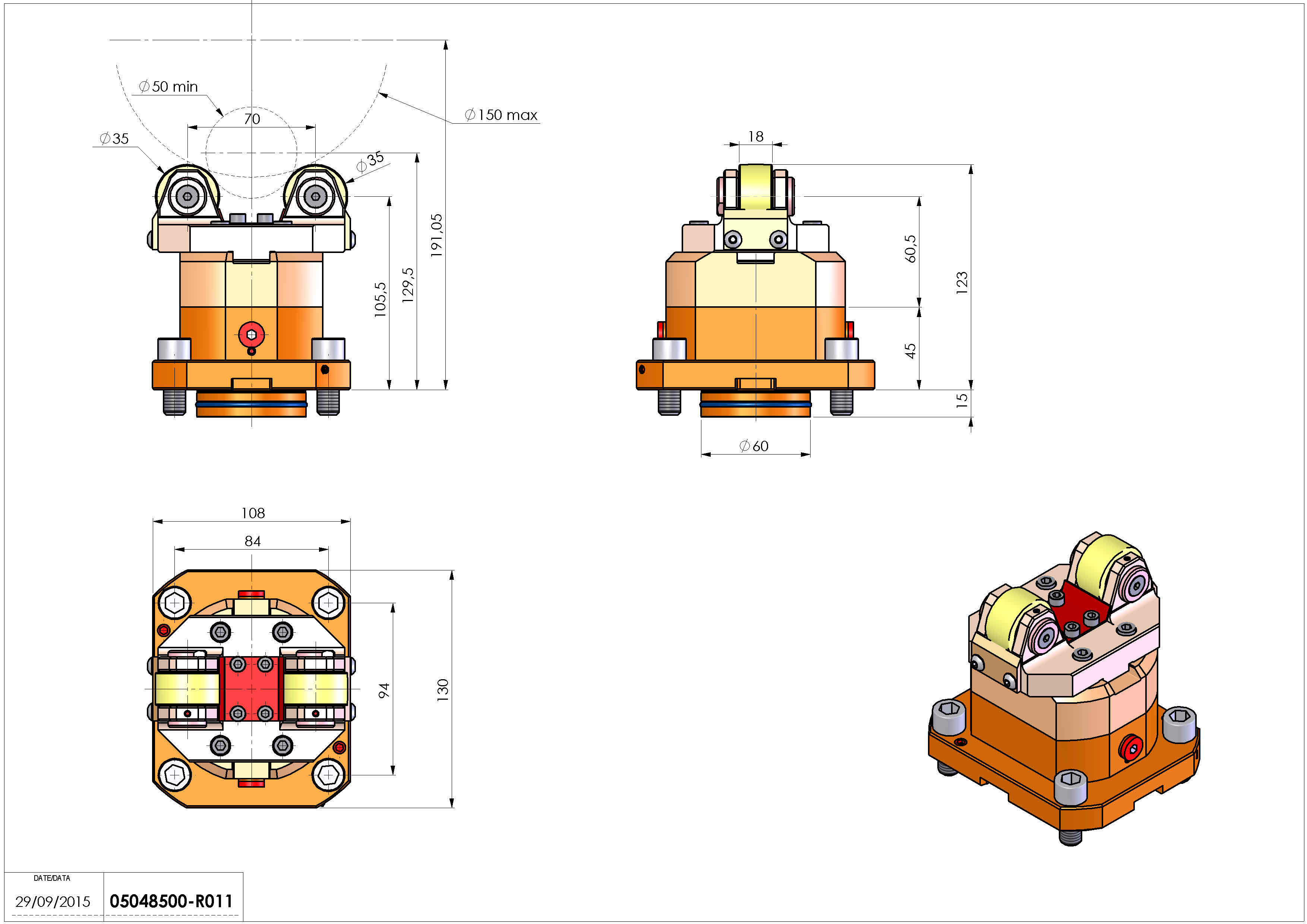 Technical image - SUPP ALB AX D50-150 D60 MS.