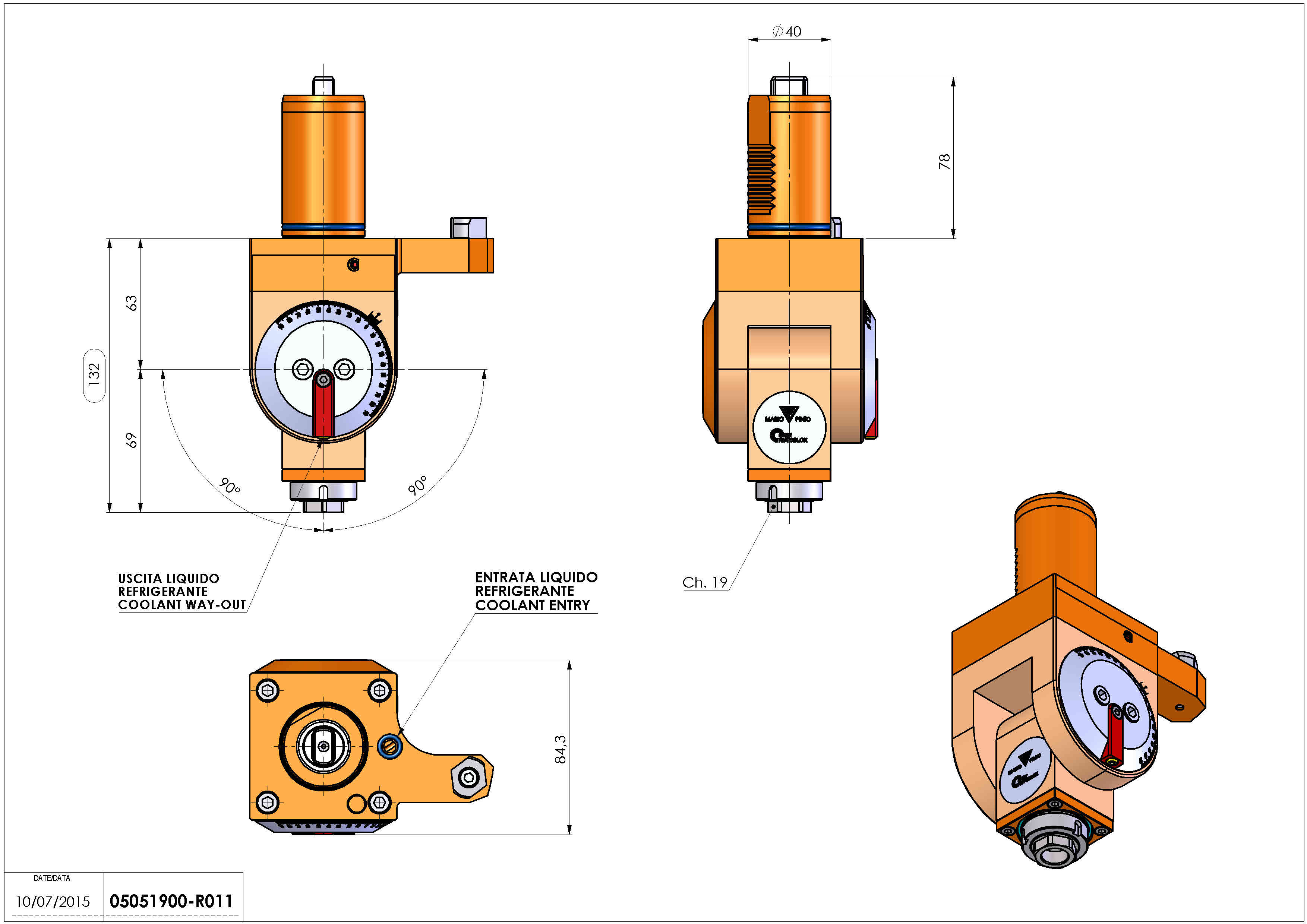 Technical image - LT-T VDI40 ER16F H63-132 MZ.