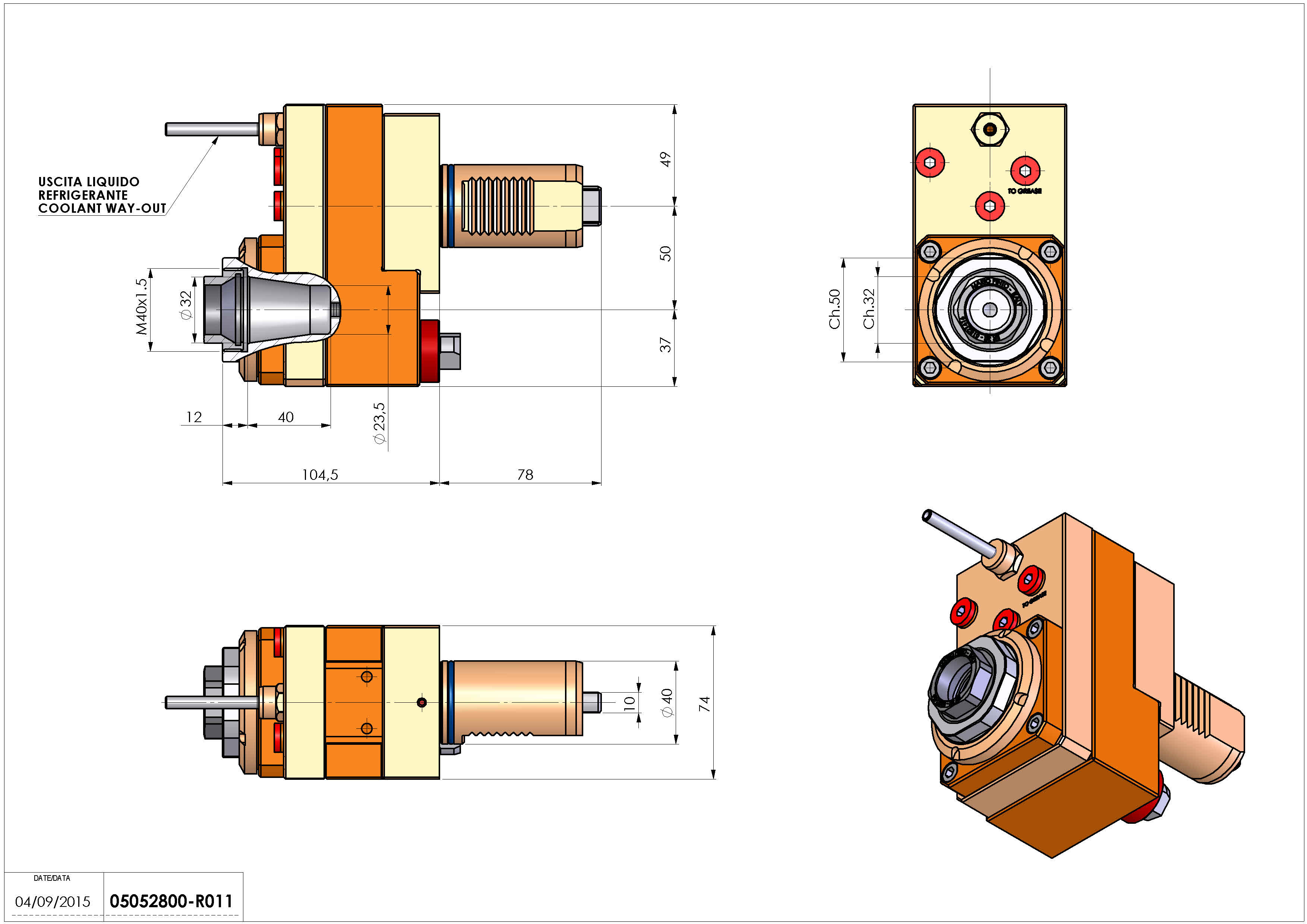 Technical image - LT-S VDI40ER32FOFS50H105 MLTMZ H117 MAZAK MULTIPLEX 6200 625.