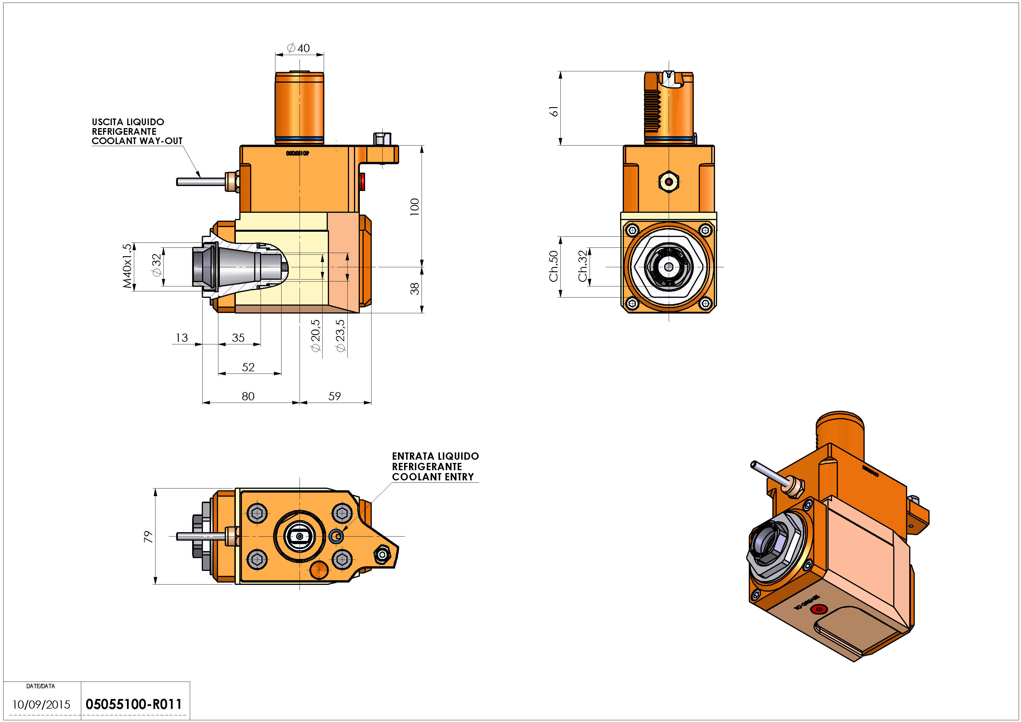 Technical image - LT-A VDI40 ER32F G60 L H100 MZ.