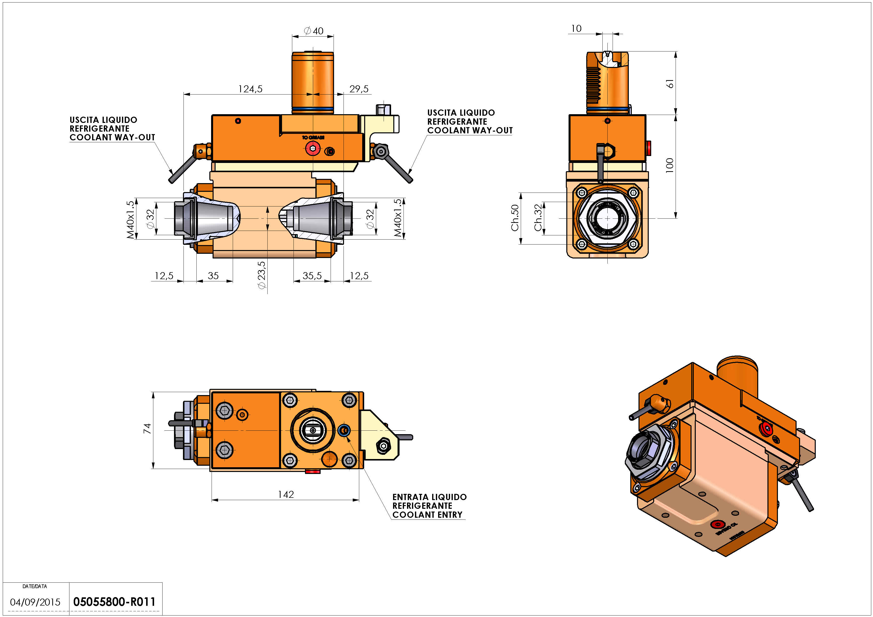 Technical image - LT-A VDI40 ER32F-32F OFSH100MZ.
