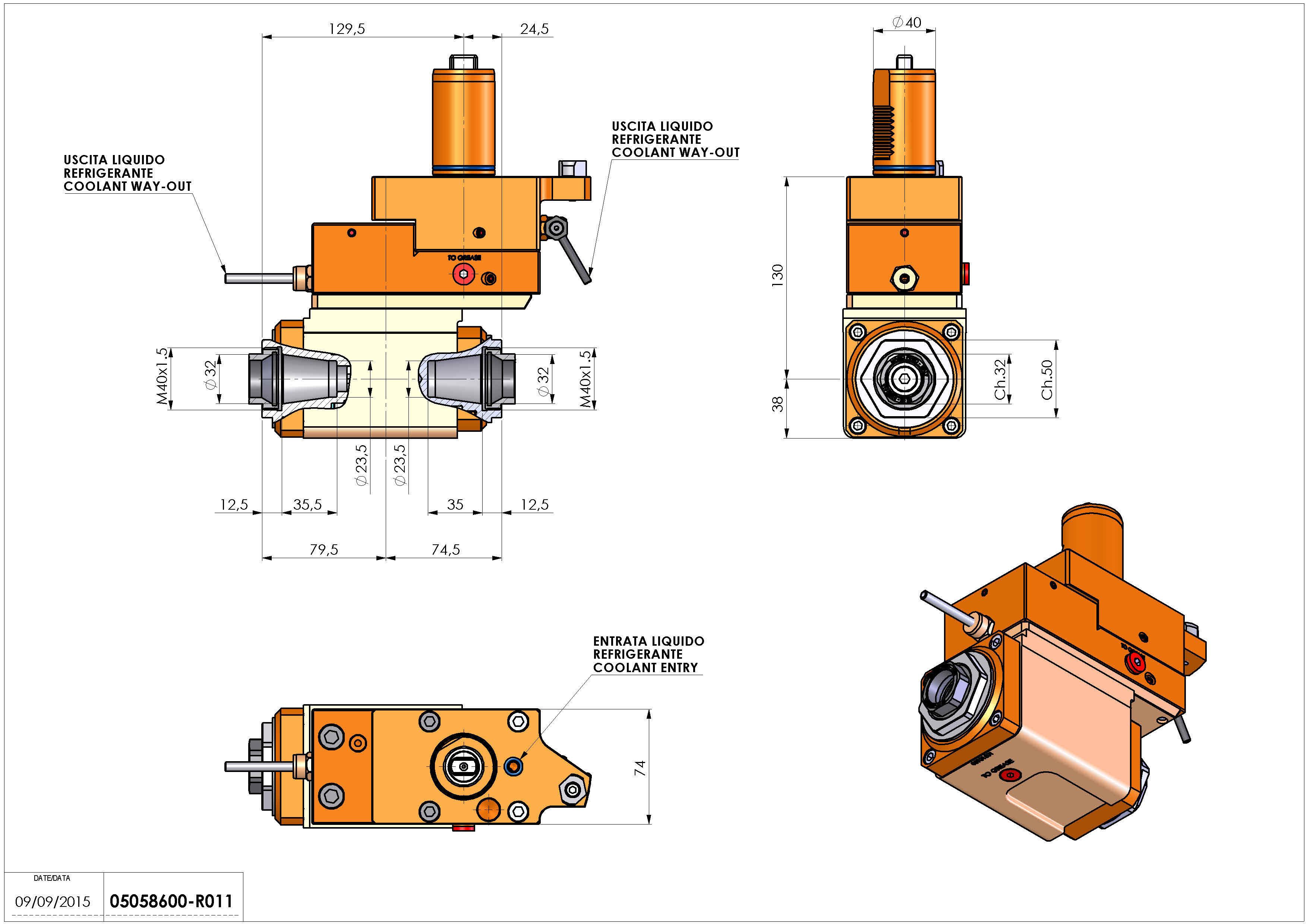 Technical image - LT-A VDI40 ER32F-32F OFH130 MZ.