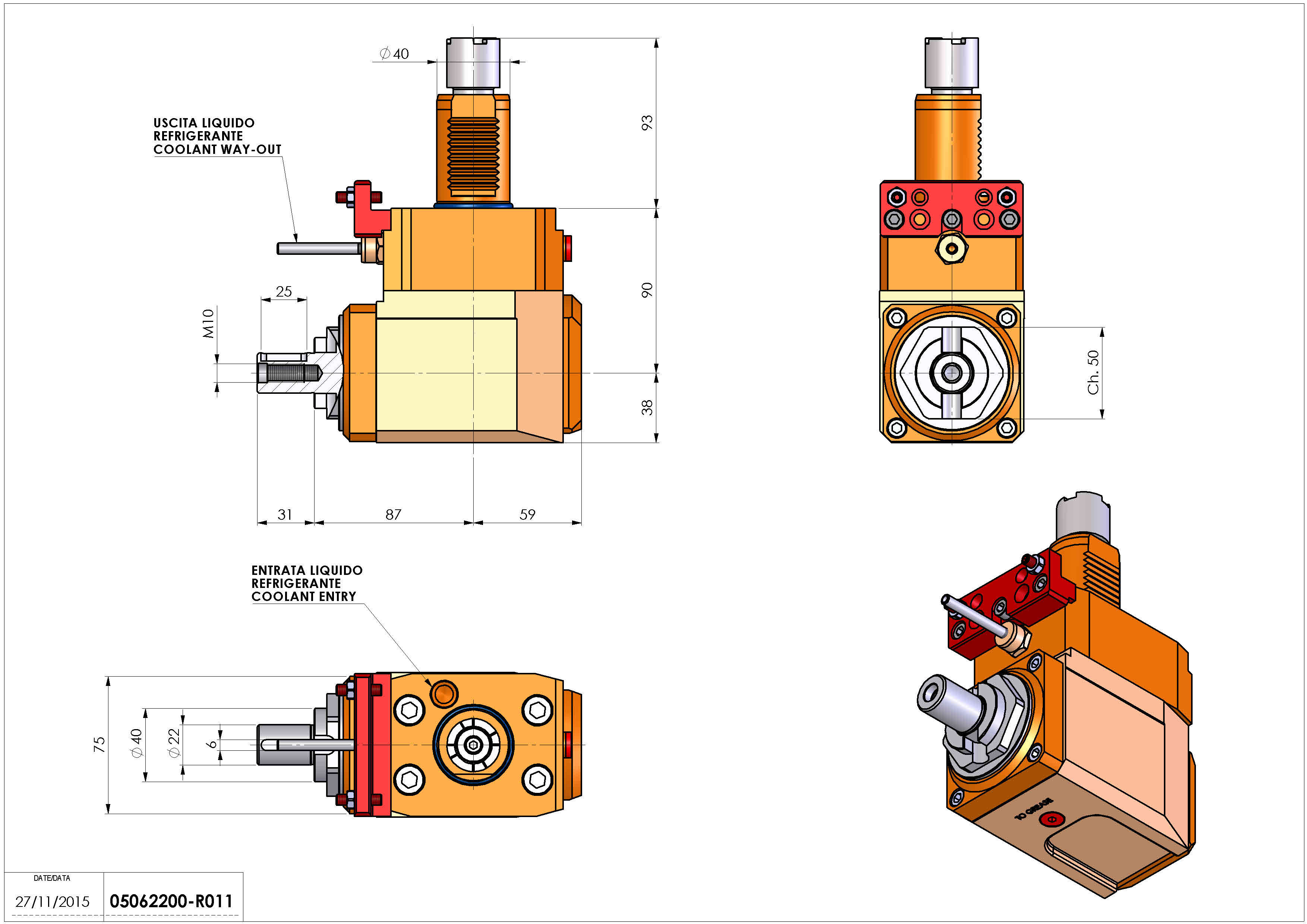 Technical image - LT-A VDI40 DIN138-22 R H90 OK.
