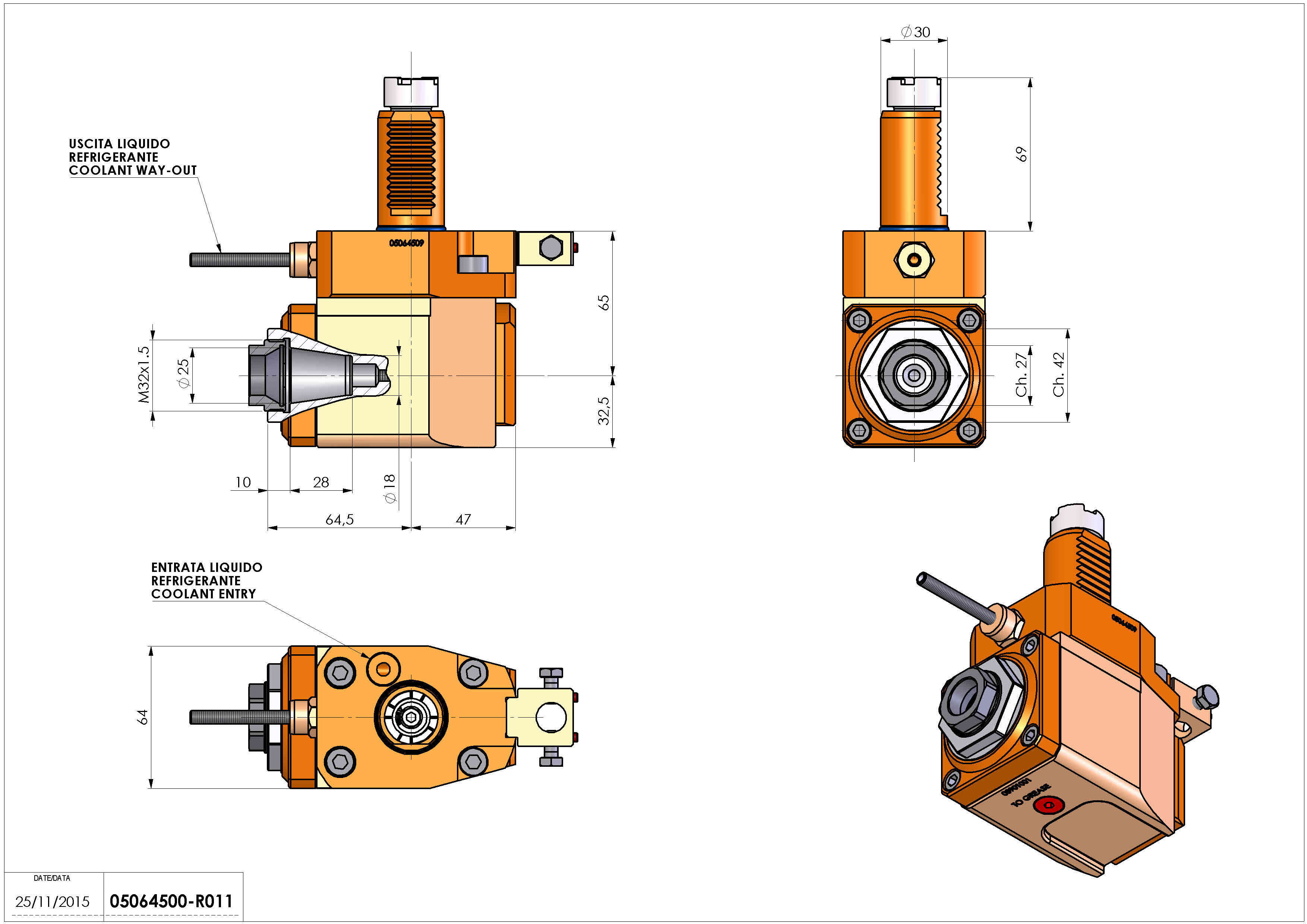 Technical image - LT-A VDI30 ER25F R H65 OK.