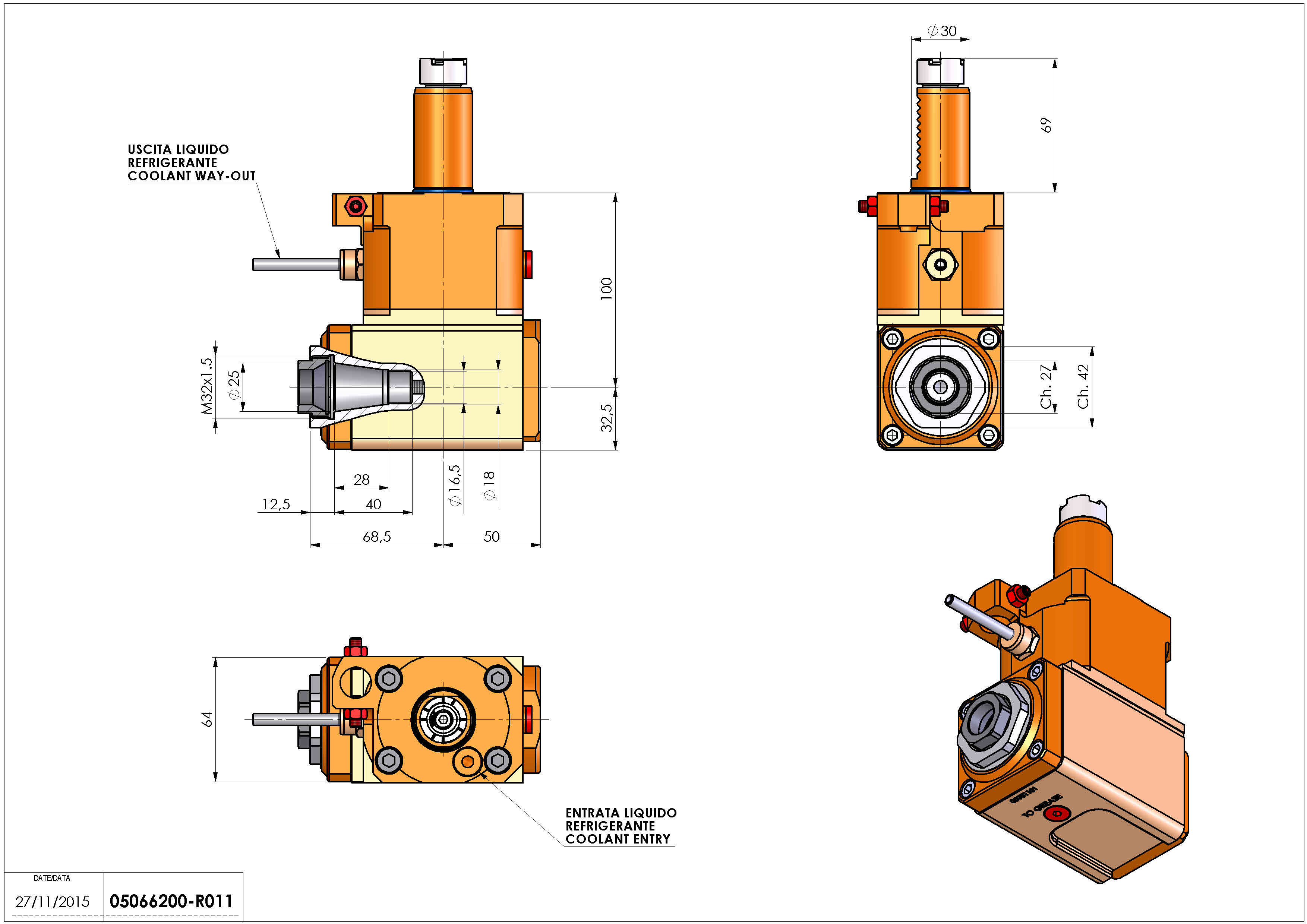 Technical image - LT-A VDI30 ER25F L H100 OK.