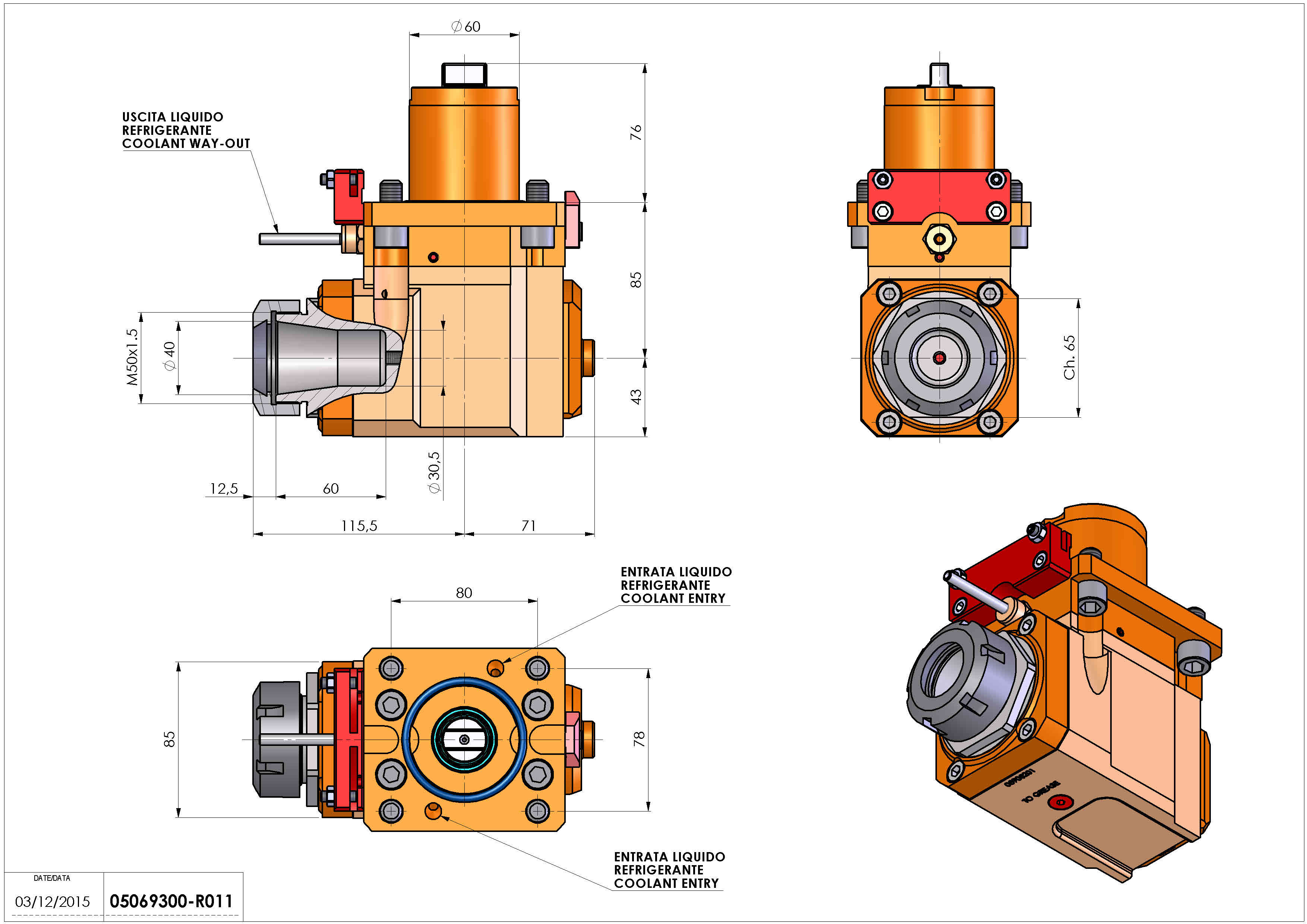 Technical image - LT-A D60 ER40 H85 OK OKUMA LB-300 MW MWY.