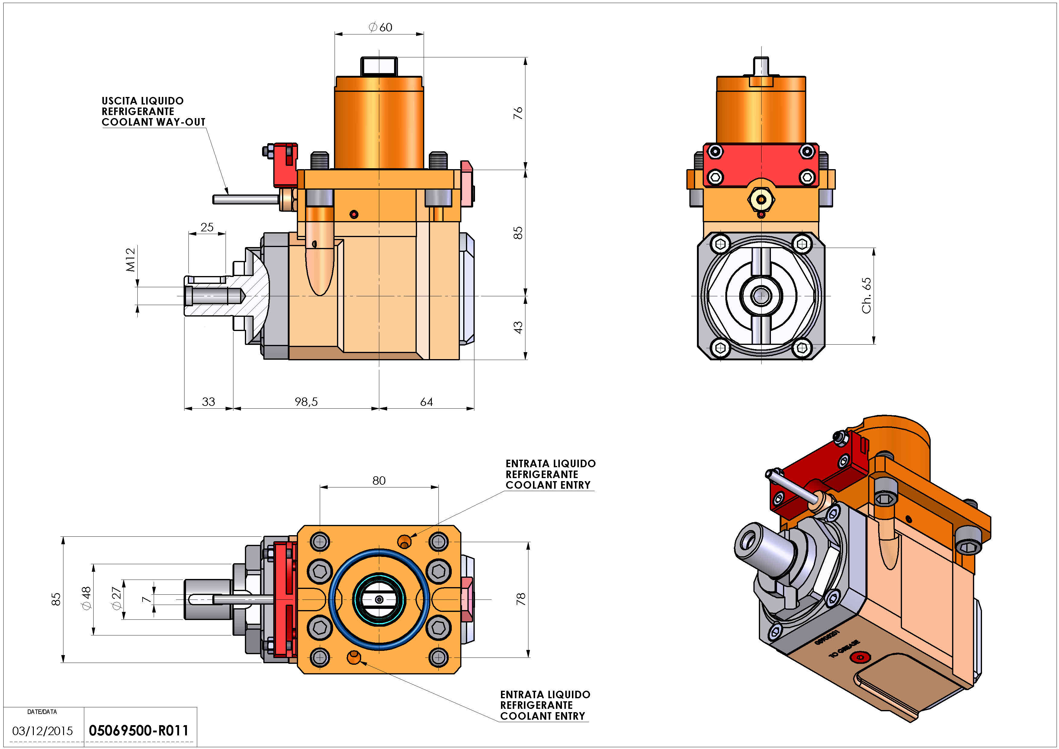 Technical image - LT-A D60 DIN138-27 H85 OK OKUMA LB-300 MW MWY.