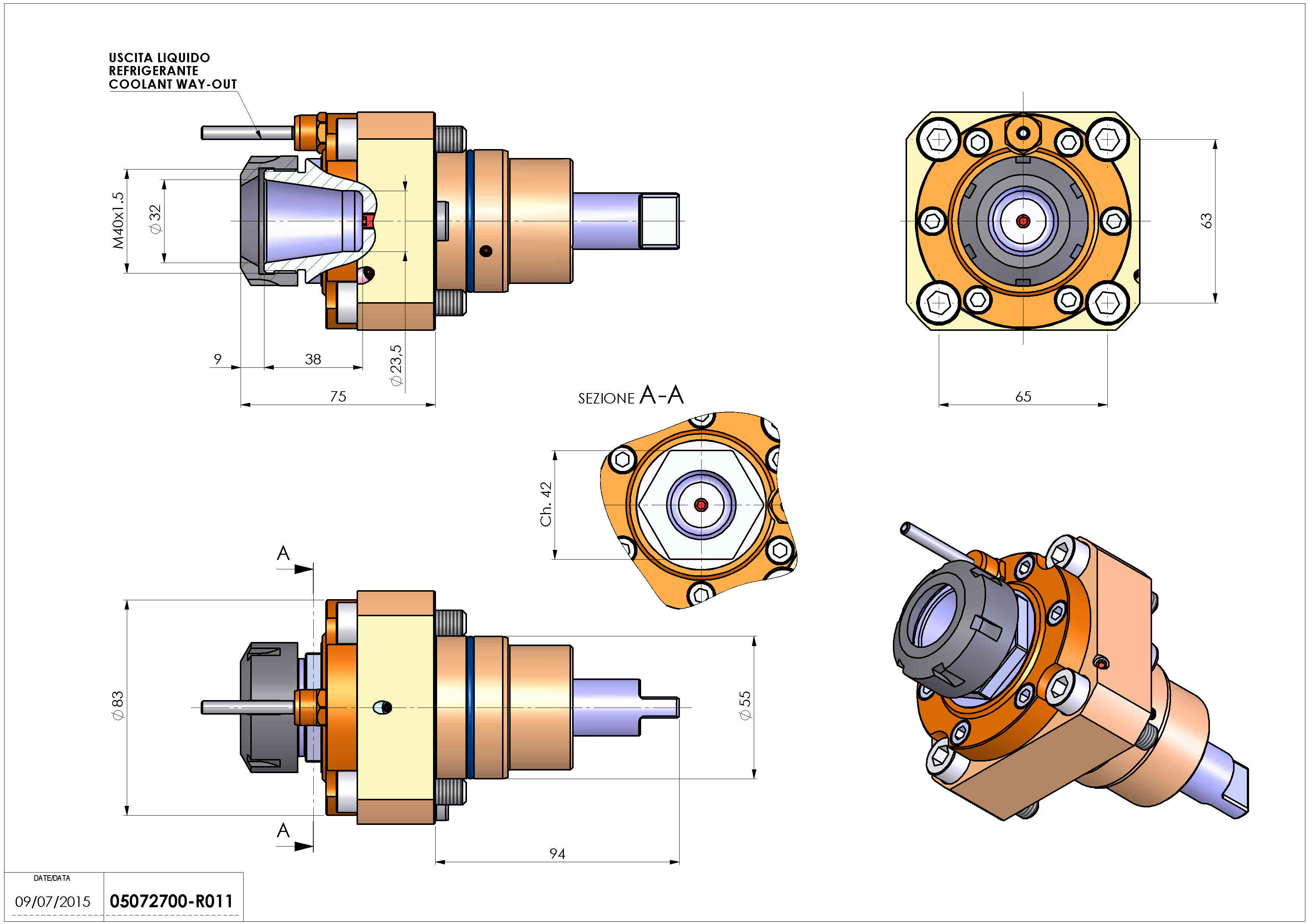 Technical image - LT-S D55 ER32 H75 BI.