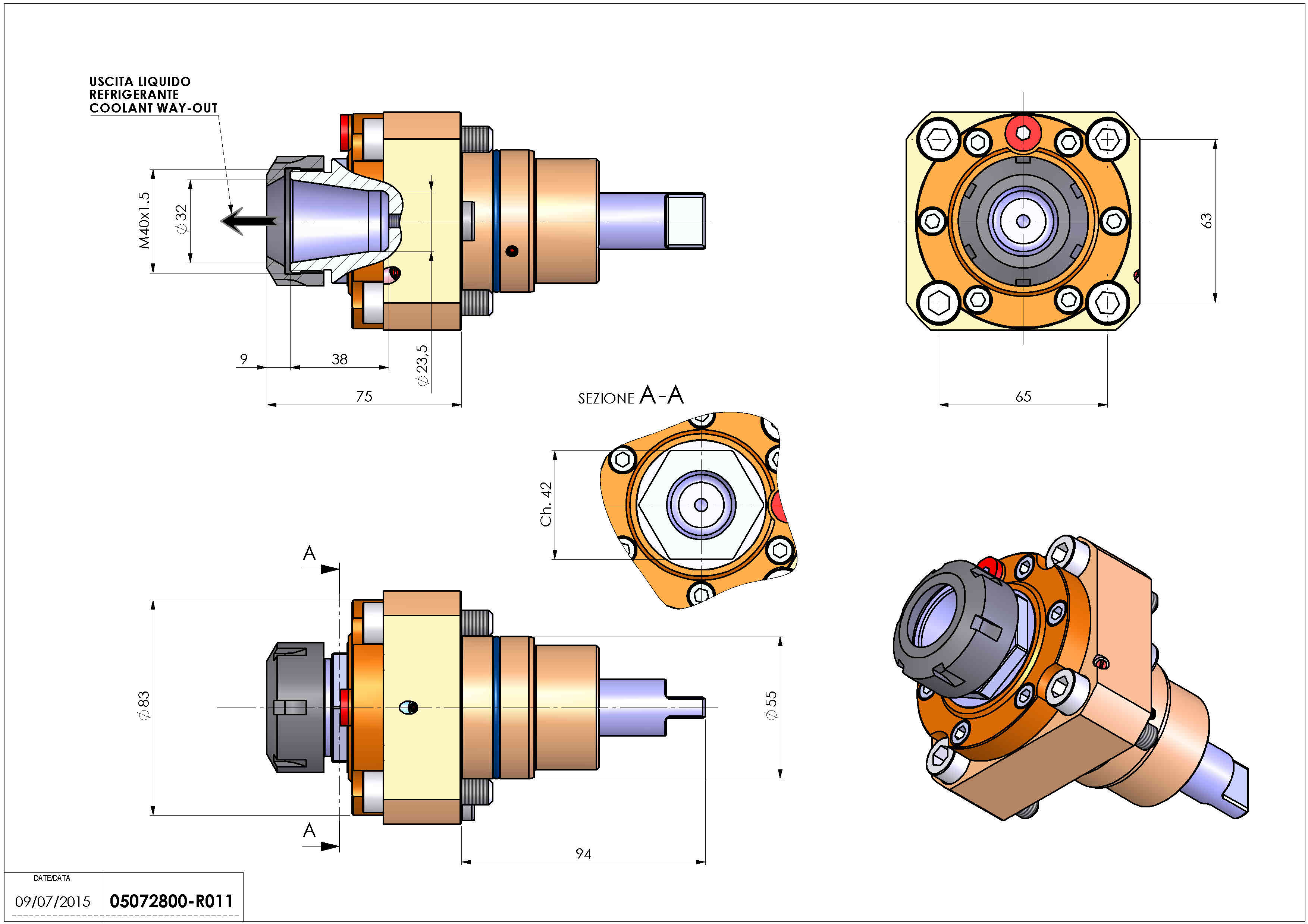 Technical image - LT-S D55 ER32 RF H75 BI.