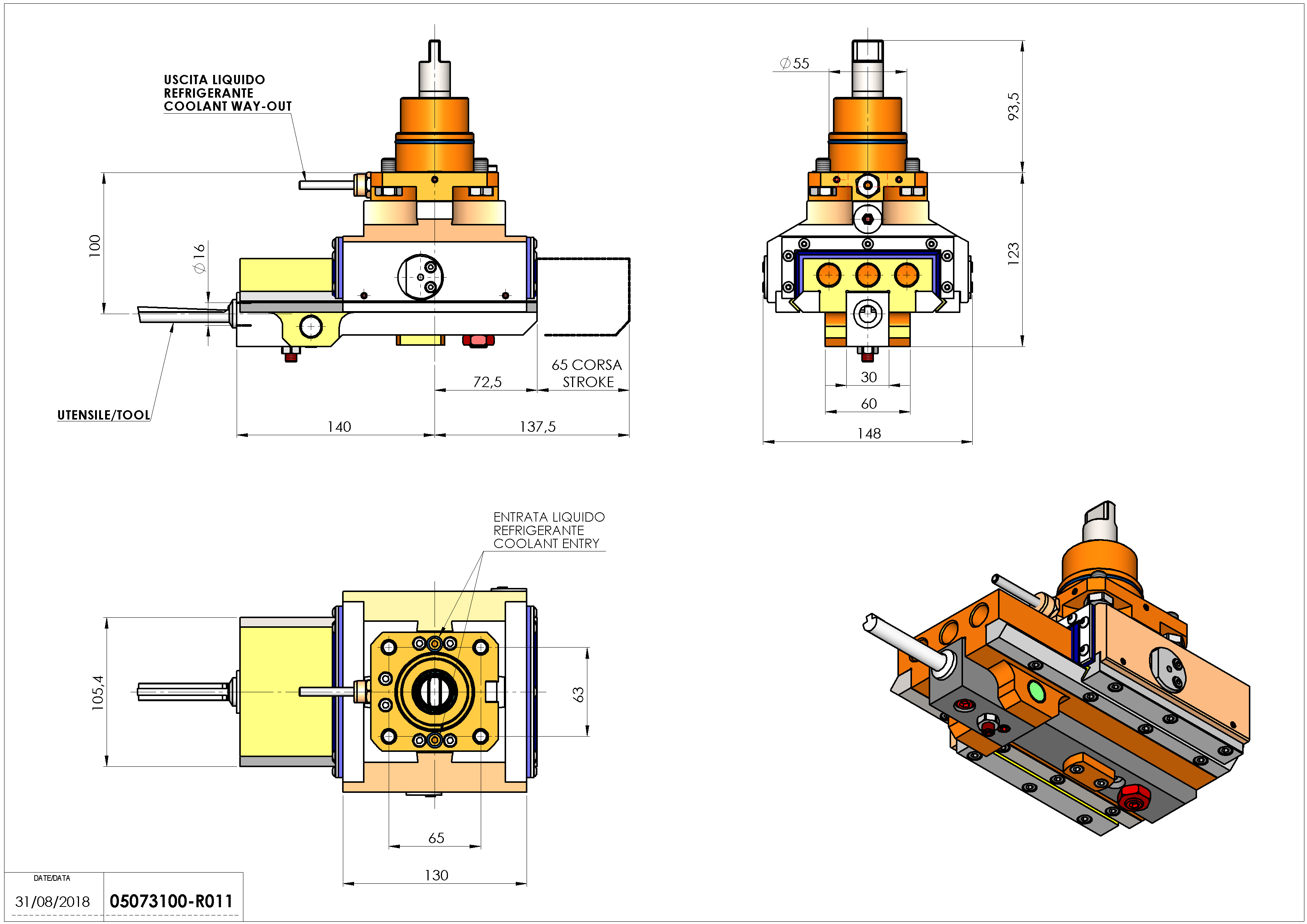 Technical image - LT-A ST65 D55 C16 H100.
