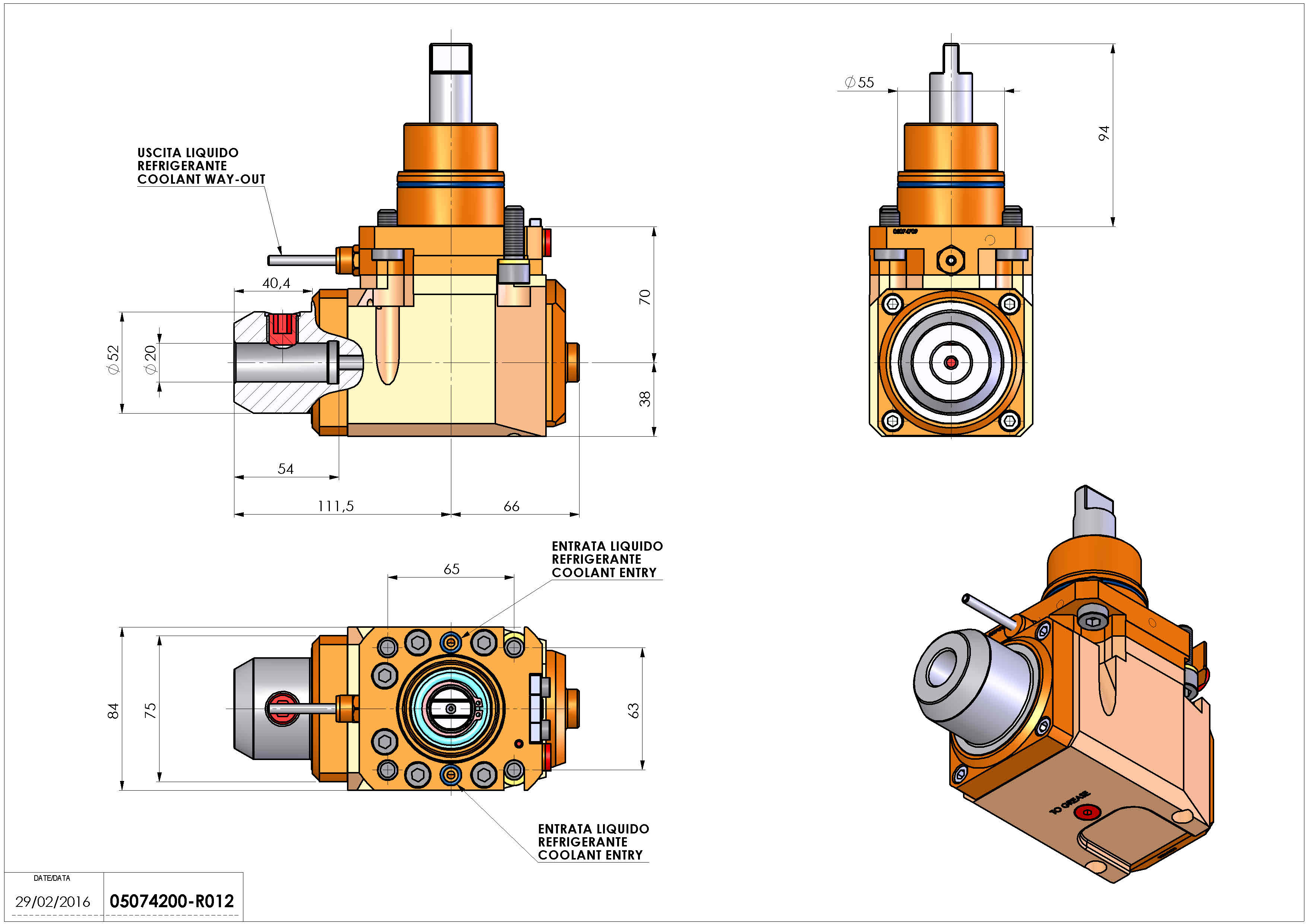 Technical image - LT-A D55 WELDON-20 LR H70 BI.
