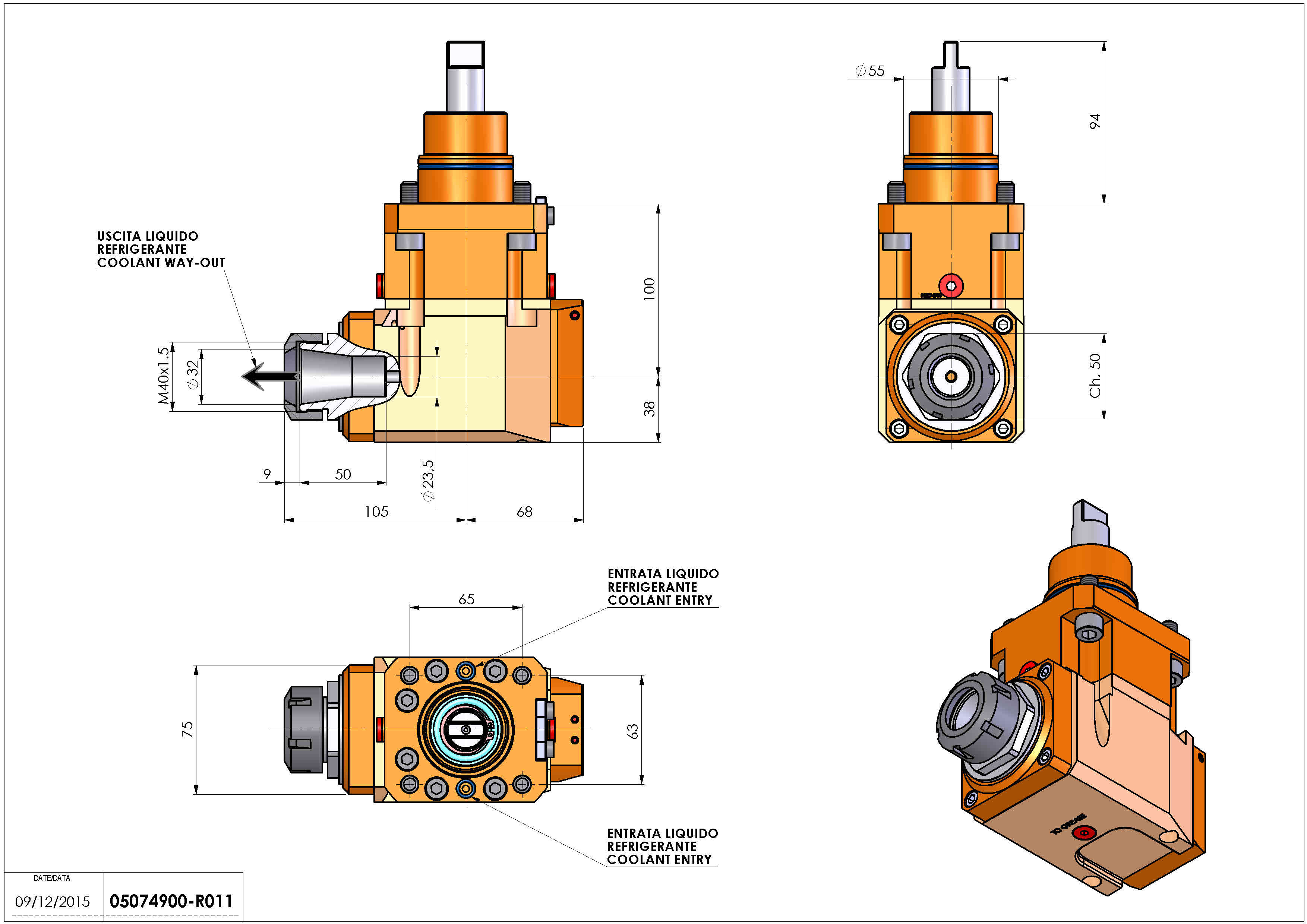 Technical image - LT-A D55 ER32 LR RF H100 BI.