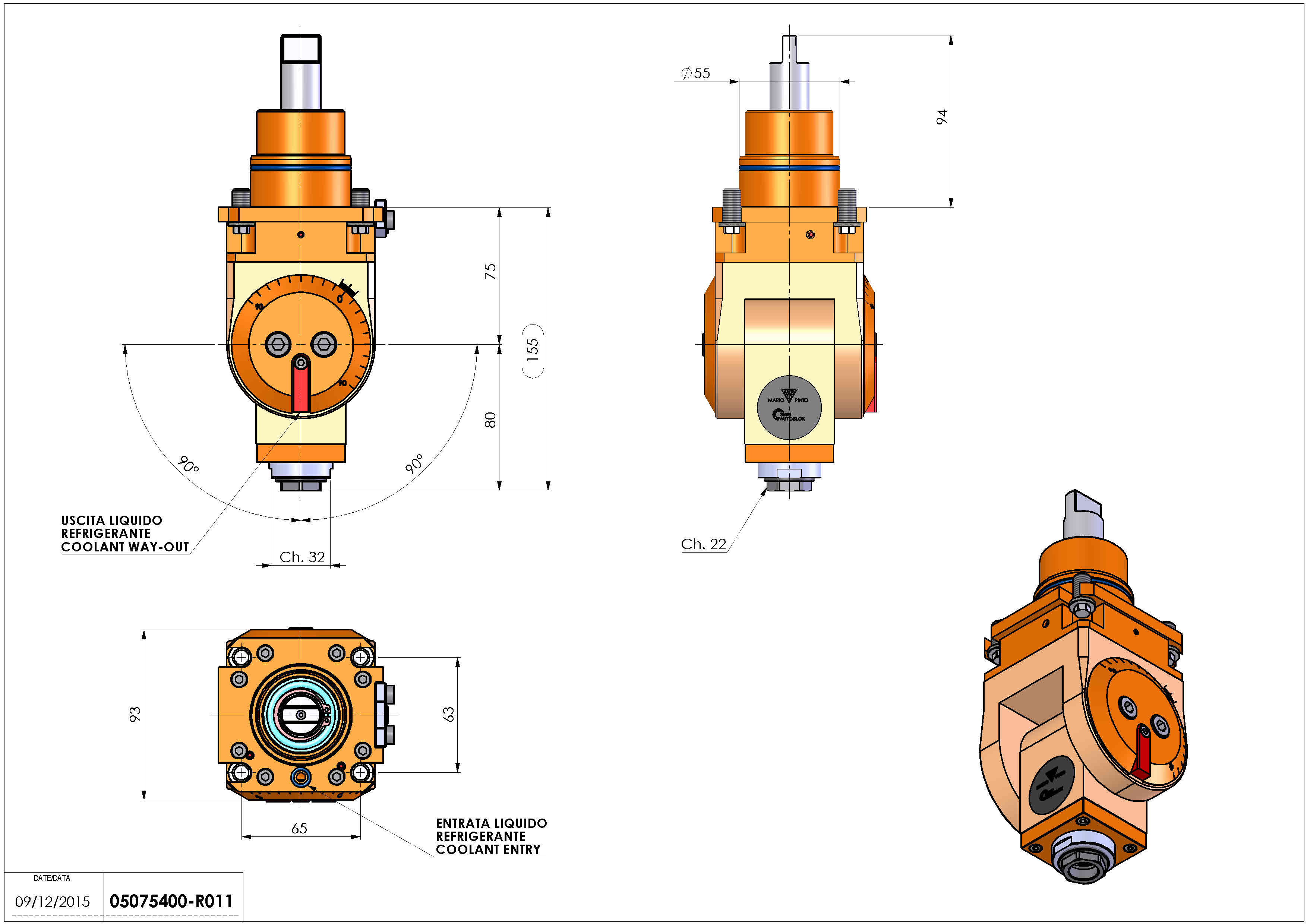 Technical image - LT-T D55 ER20F H75-155 BI.