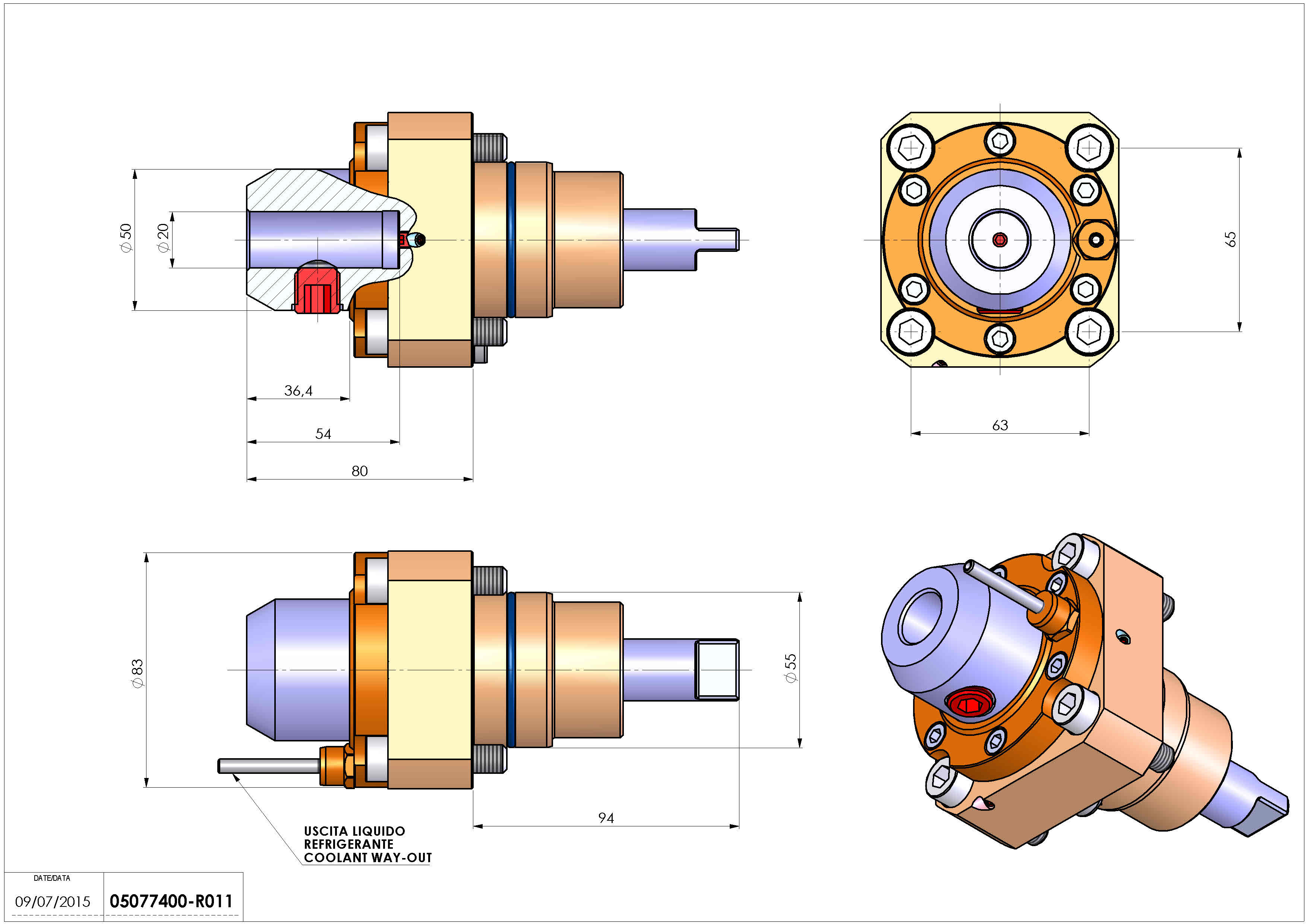 Technical image - LT-S D55 WELDON-20 H80.