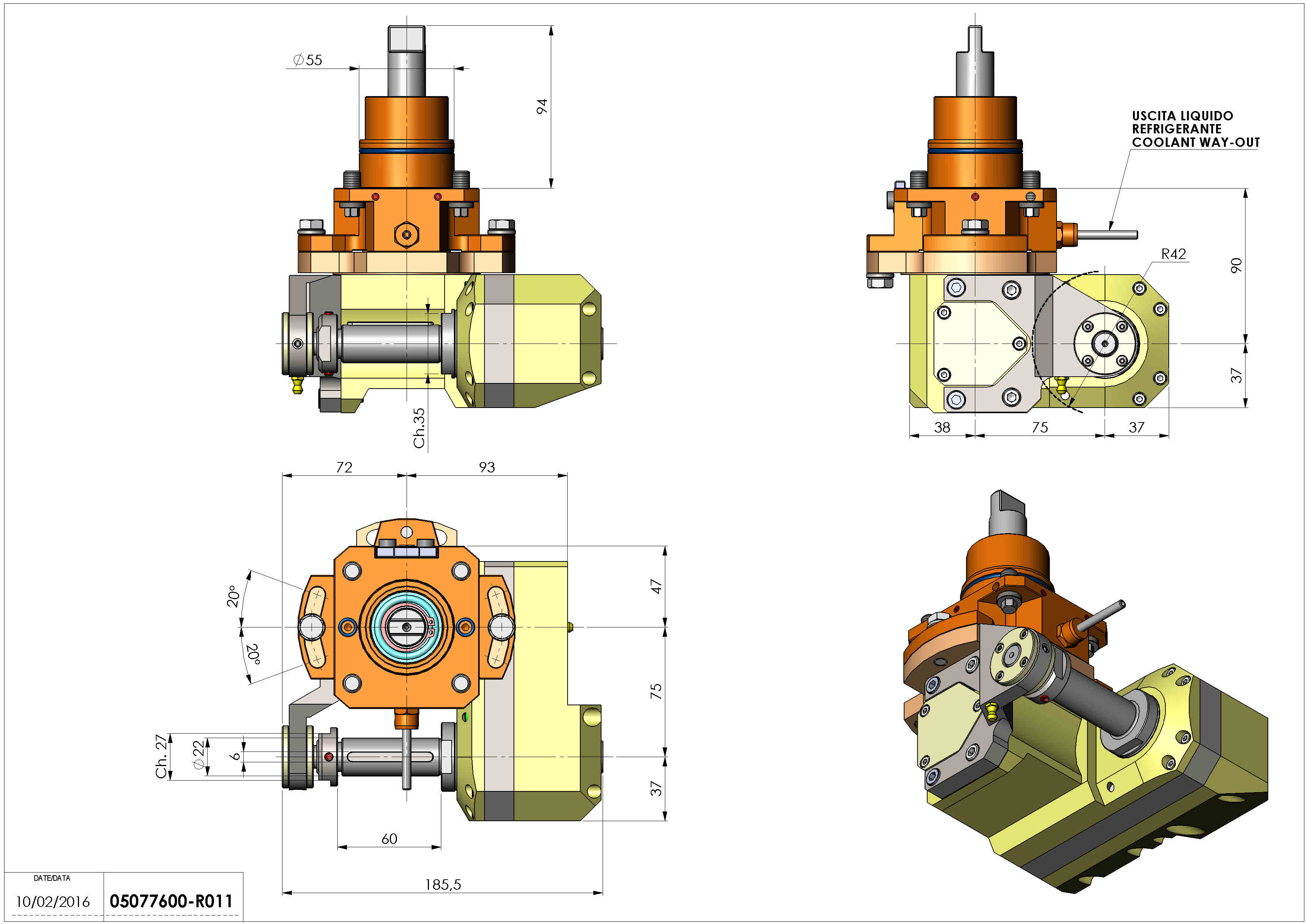 Technical image - LT-HOB-SAW D55 2.5:1 H90.
