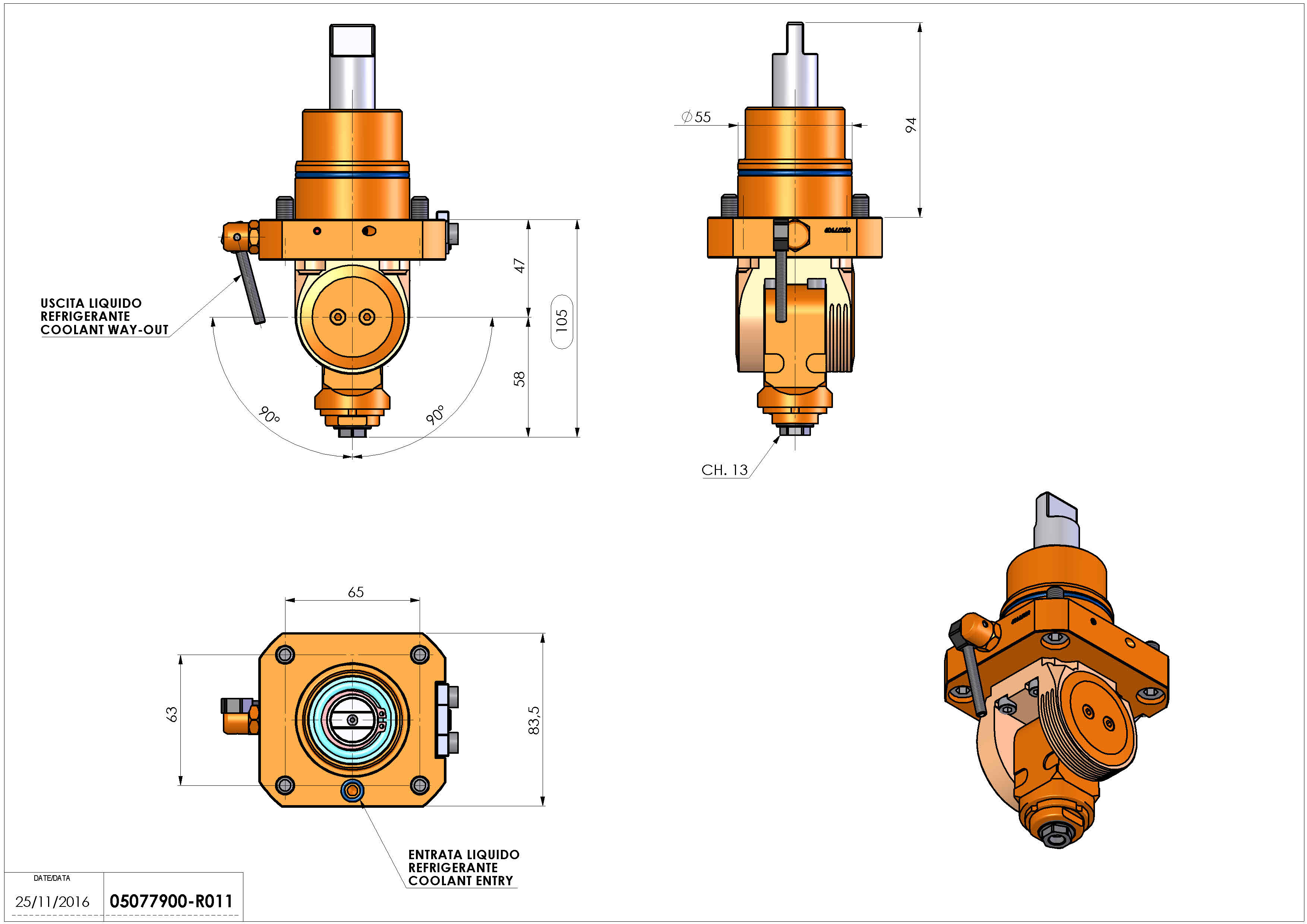 Technical image - LT-T D55 ER11F H44-102 BI.