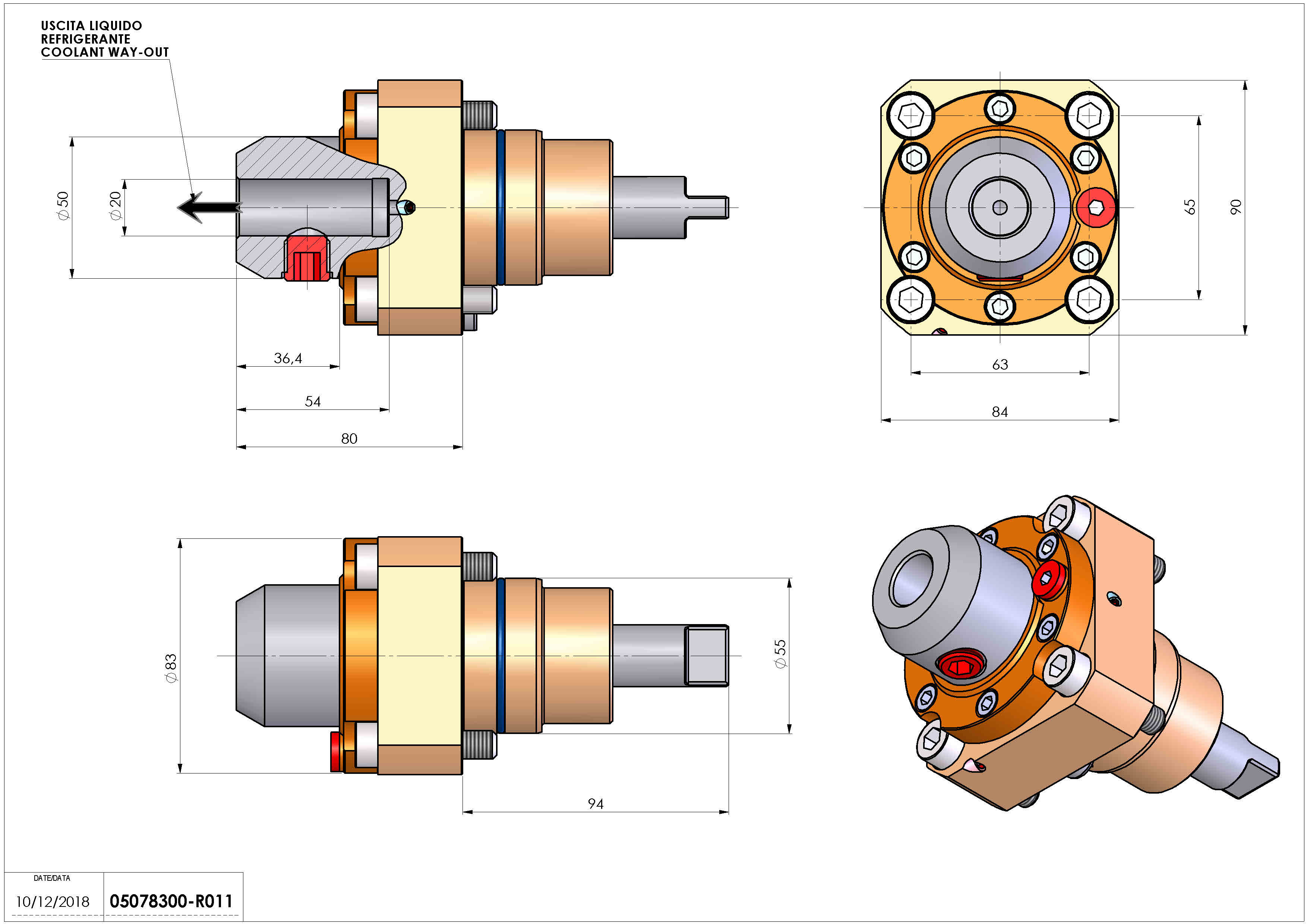 Technical image - LT-S D55 WELDON 20 RF H80.