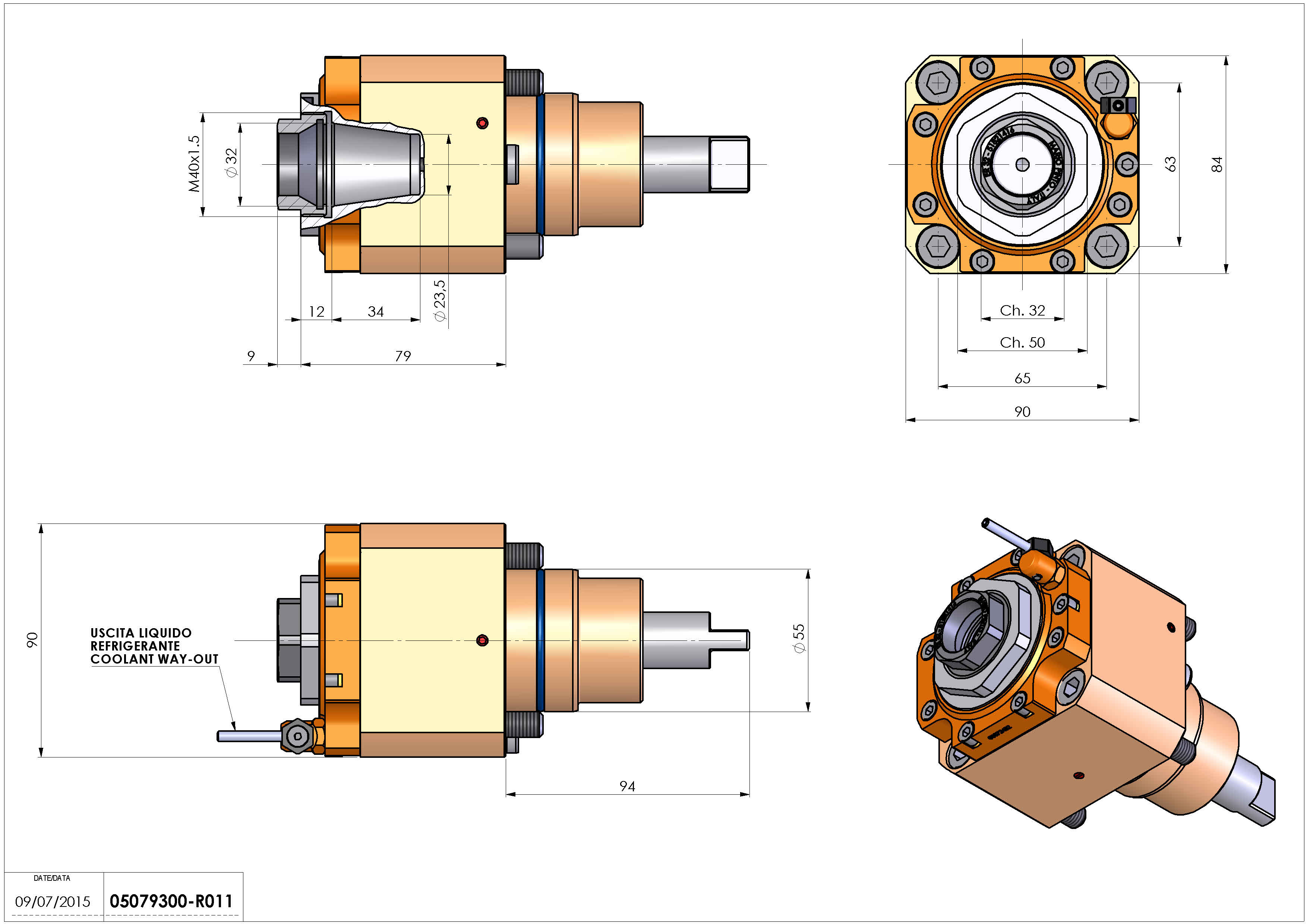 Technical image - LT-S D55 ER32F H75.