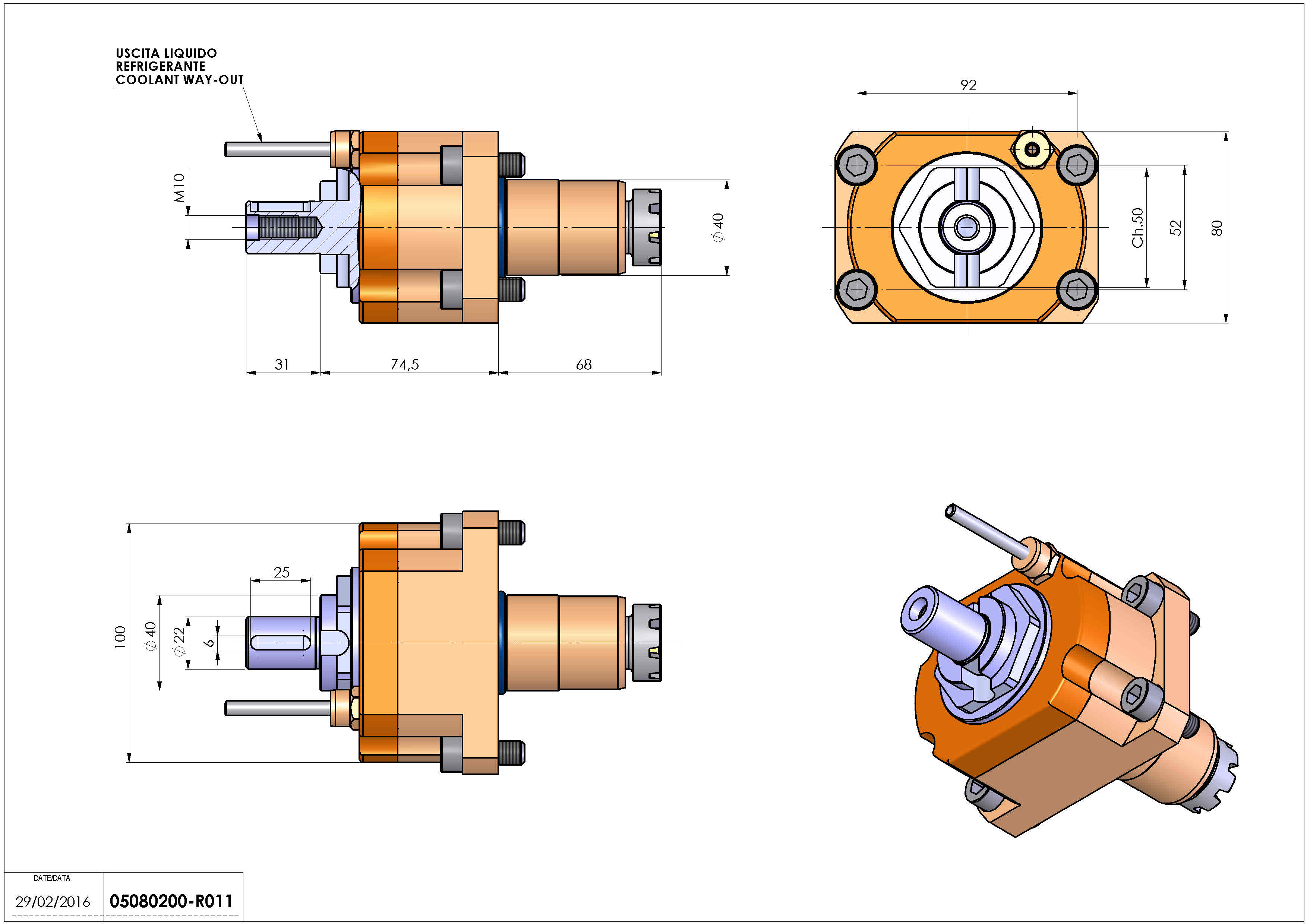 Technical image - LT-S D40 DIN138-22 H74 AN.
