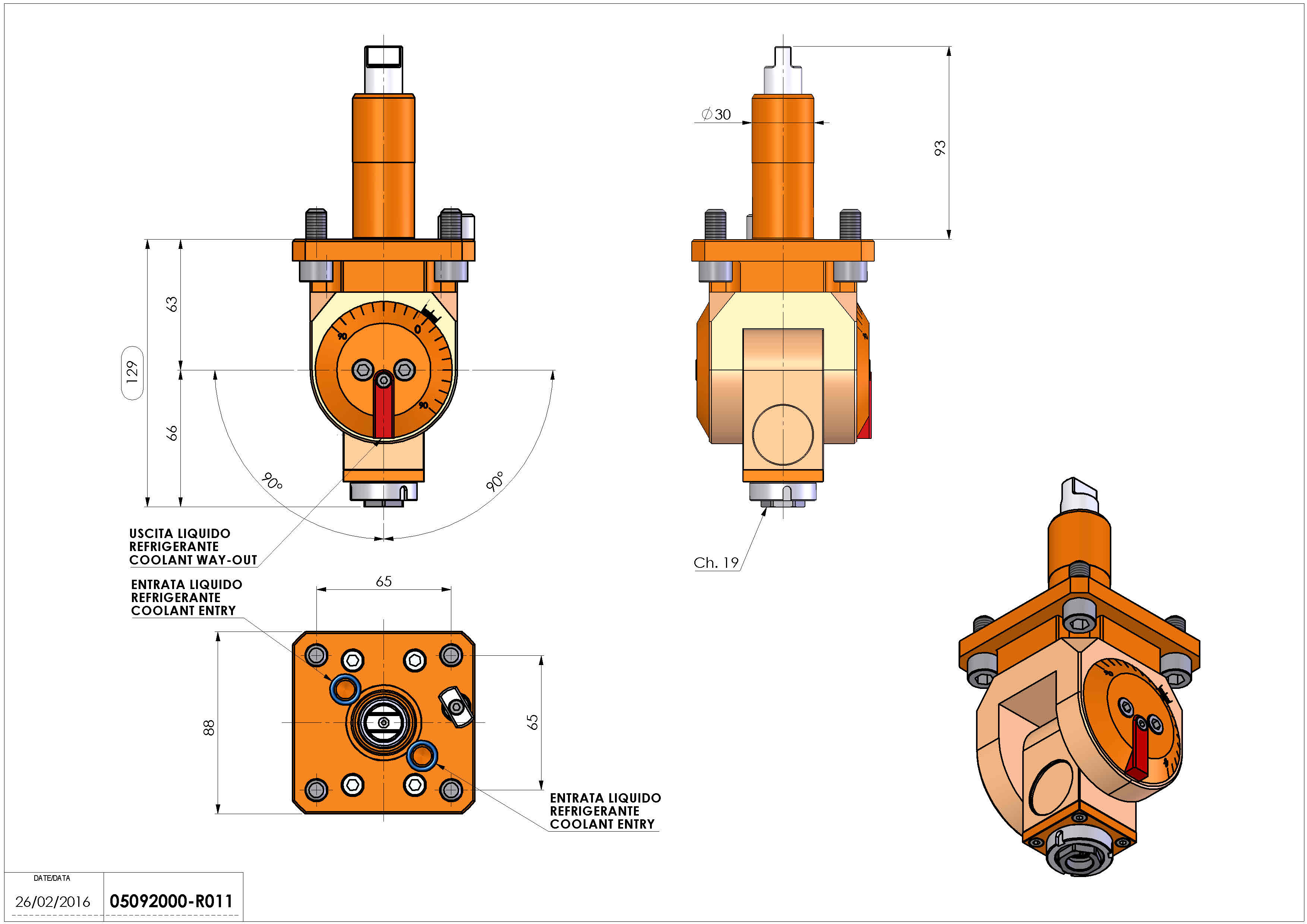 Technical image - LT-T D30 ER16F H63-129 RO.
